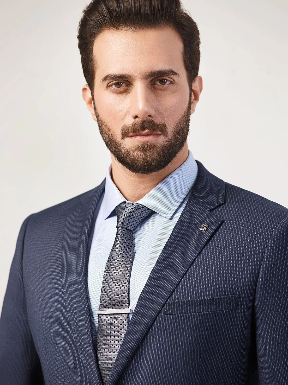 Single Breasted Suit  EMTSB18SF-8089 - Image 4