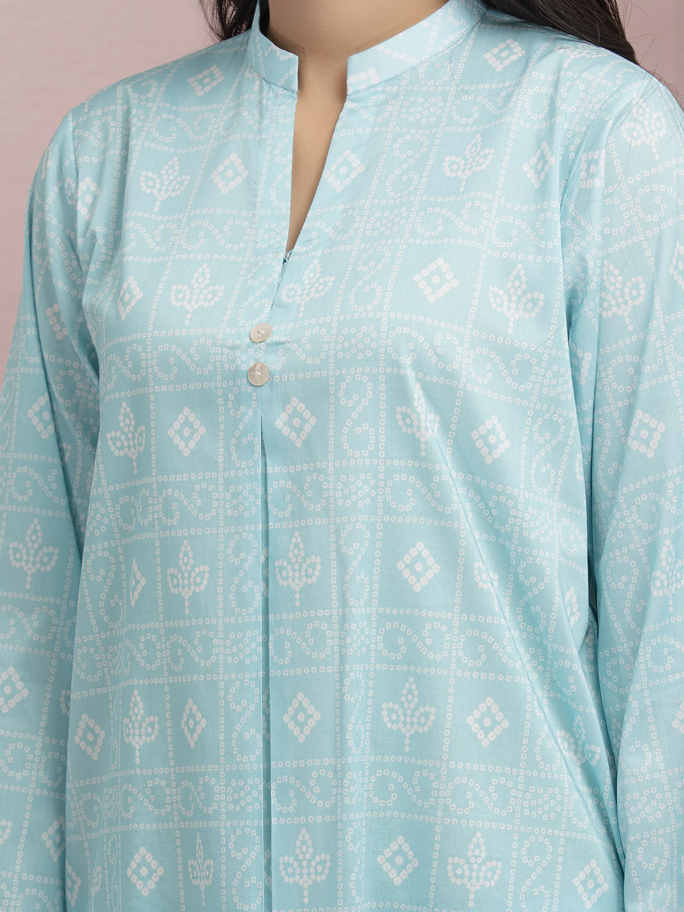 Unstitched Printed Lawn Suit - EWU5A1-35078-3P - Image 5