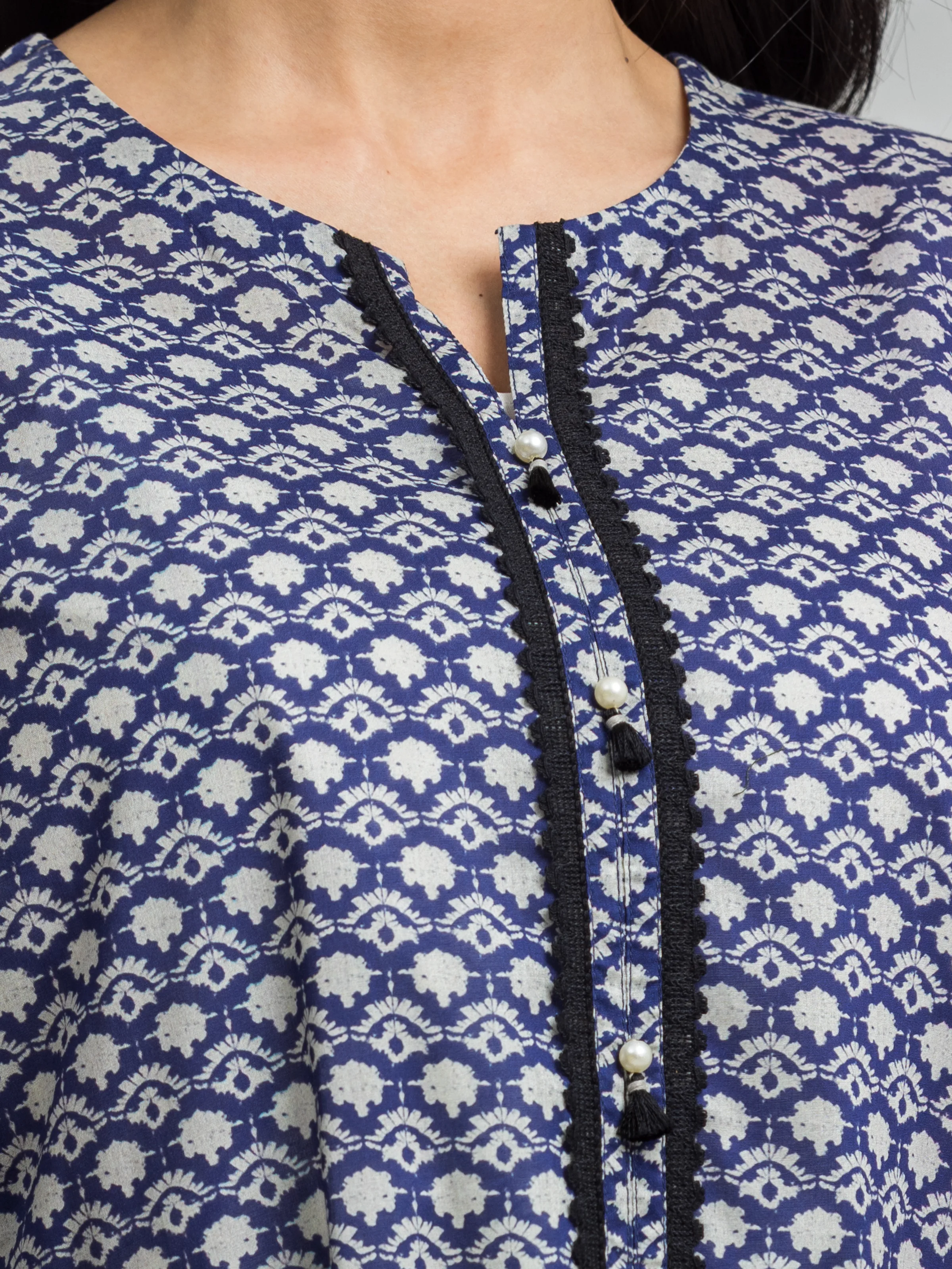 Unstitched Printed Cambric Shirt - EWU24A2-28086S - Image 2