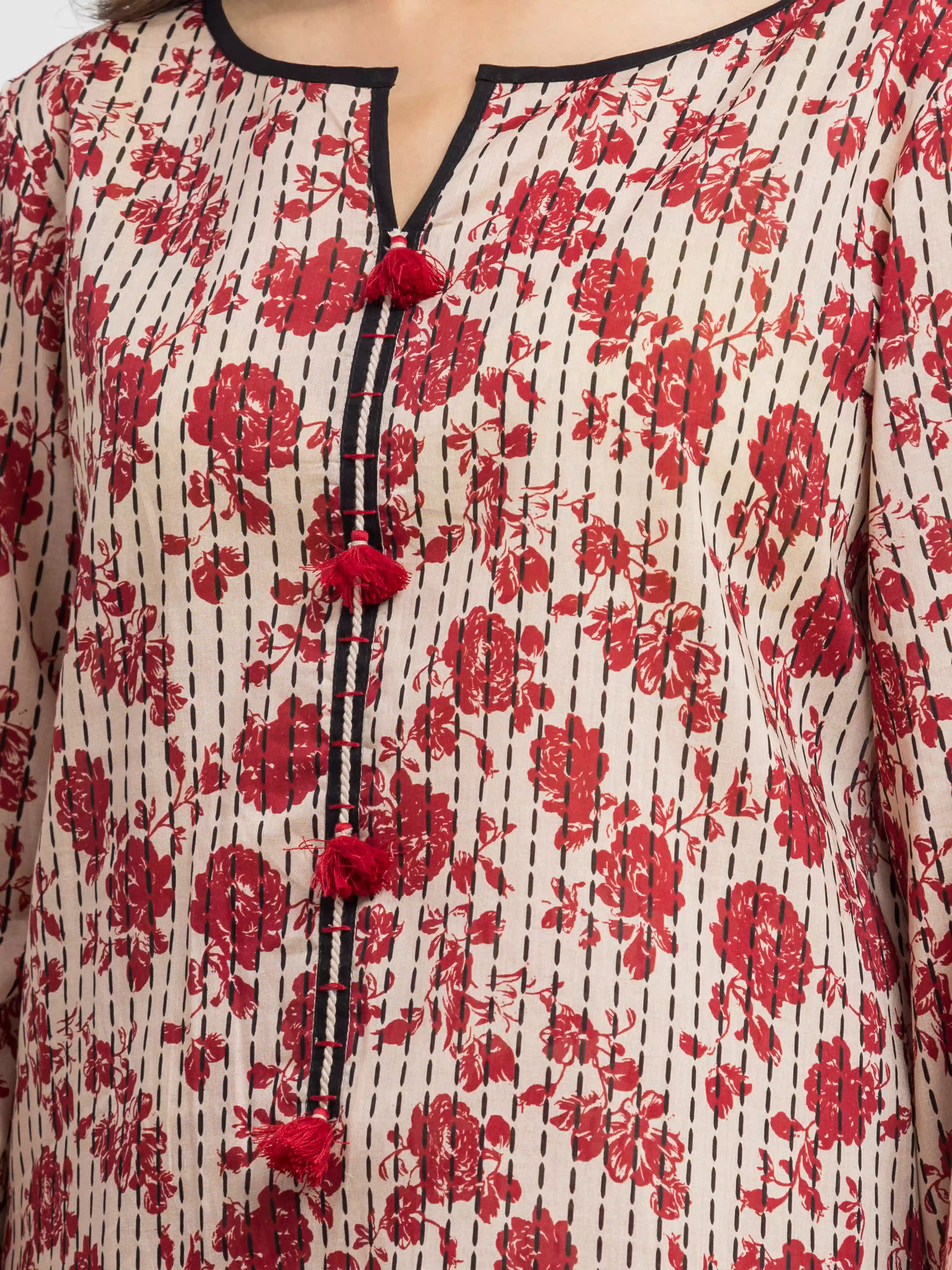 Unstitched Printed Cambric Shirt Trouser - EWU24A2-28512ST - Image 2