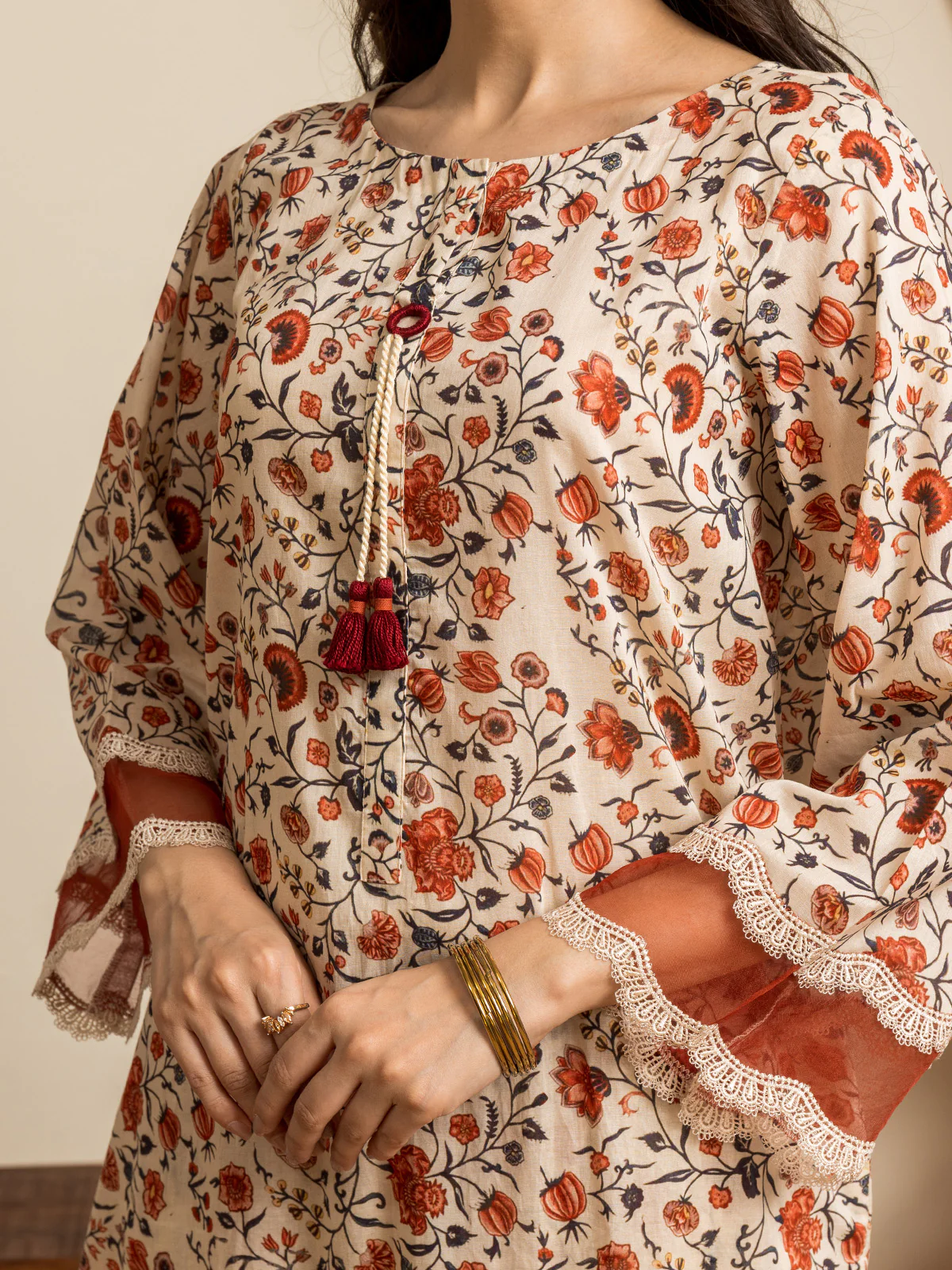 Unstitched Printed Cambric Suit - EWU24A2-28493-3P - Image 3