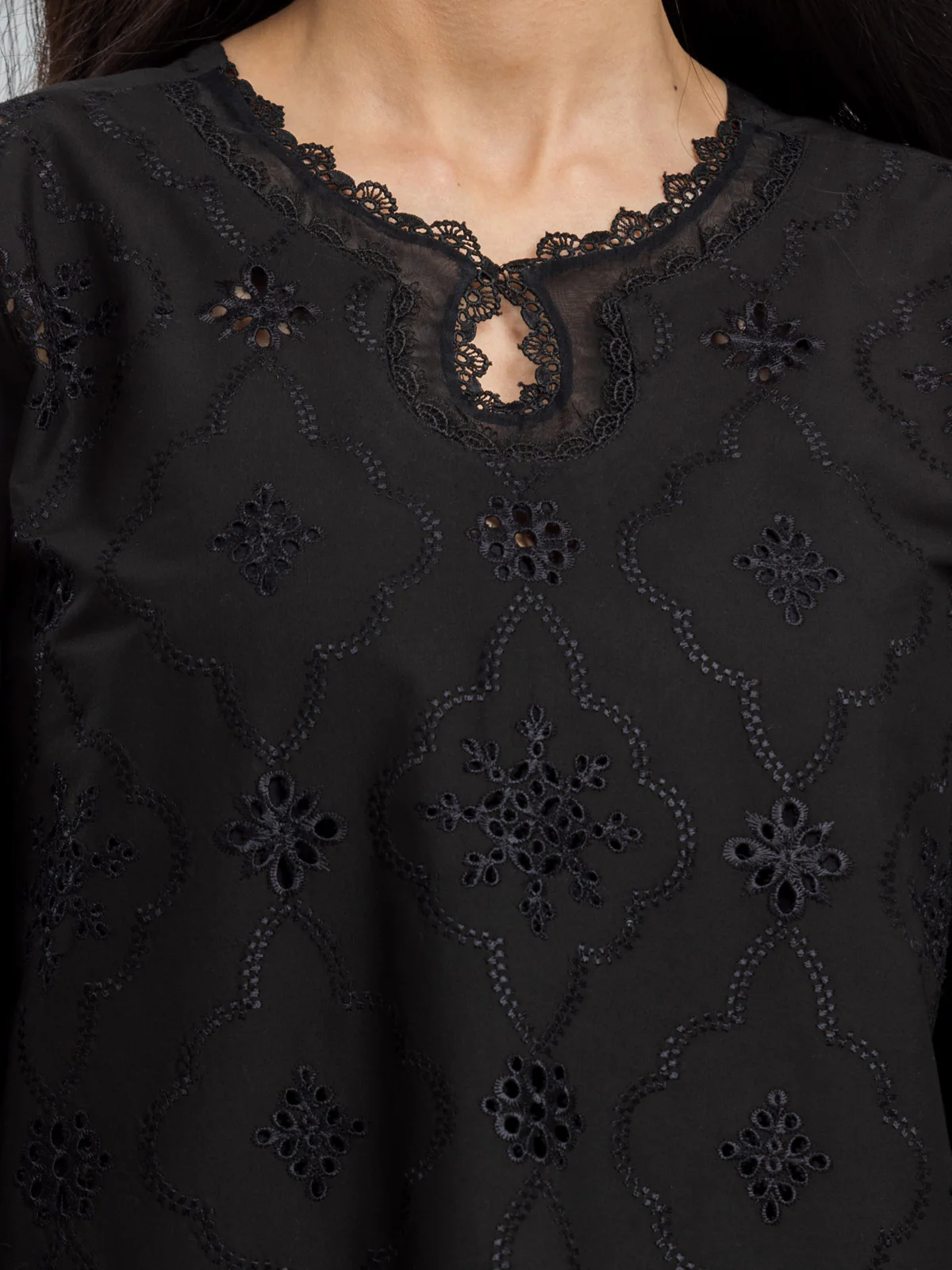 Unstitched Embroidered Cambric Suit - EWU24V2-30157-3P - Image 2