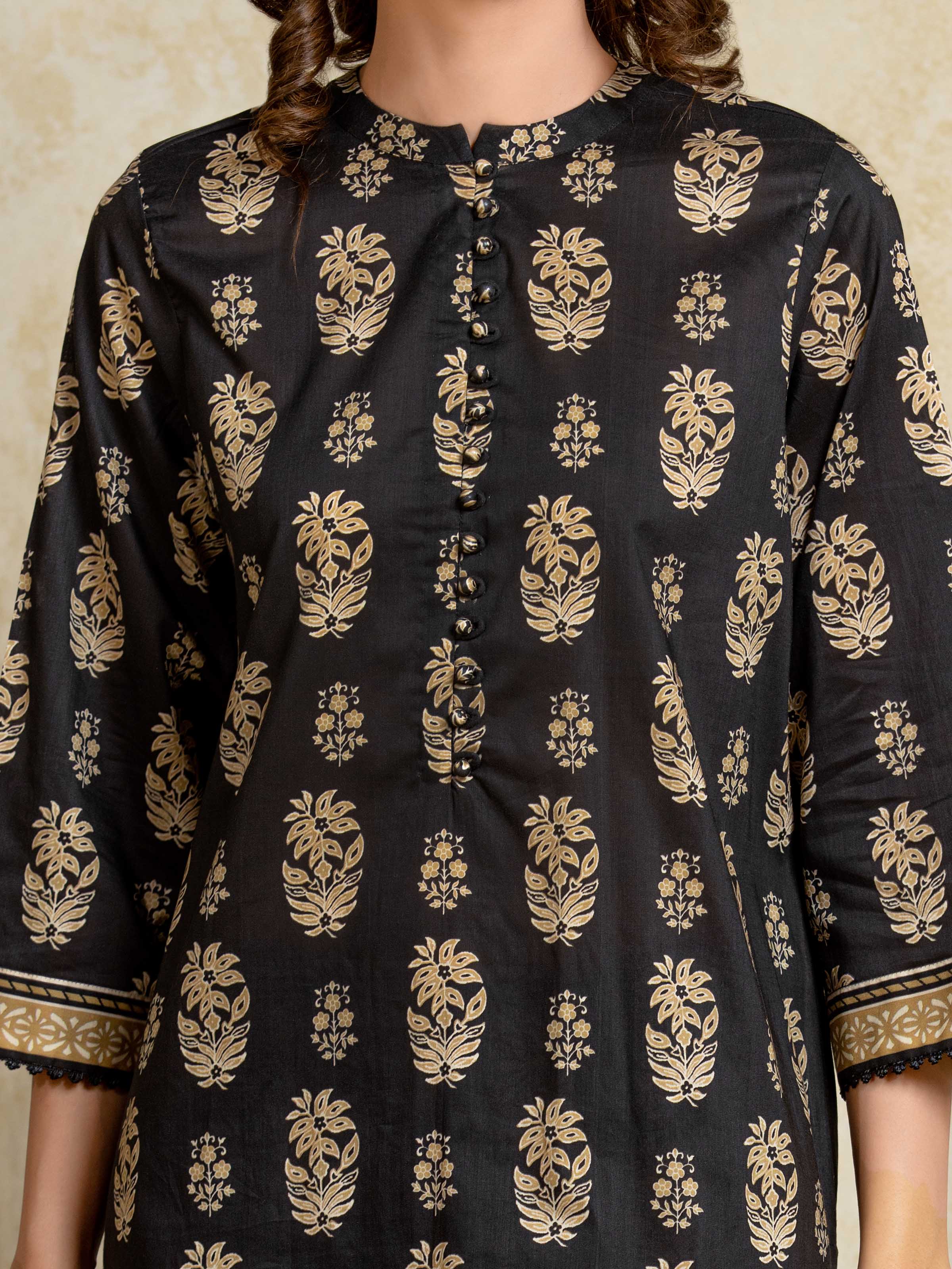 Unstitched Printed Khaddar Suit - EWU5A3-36094-3P - Image 4
