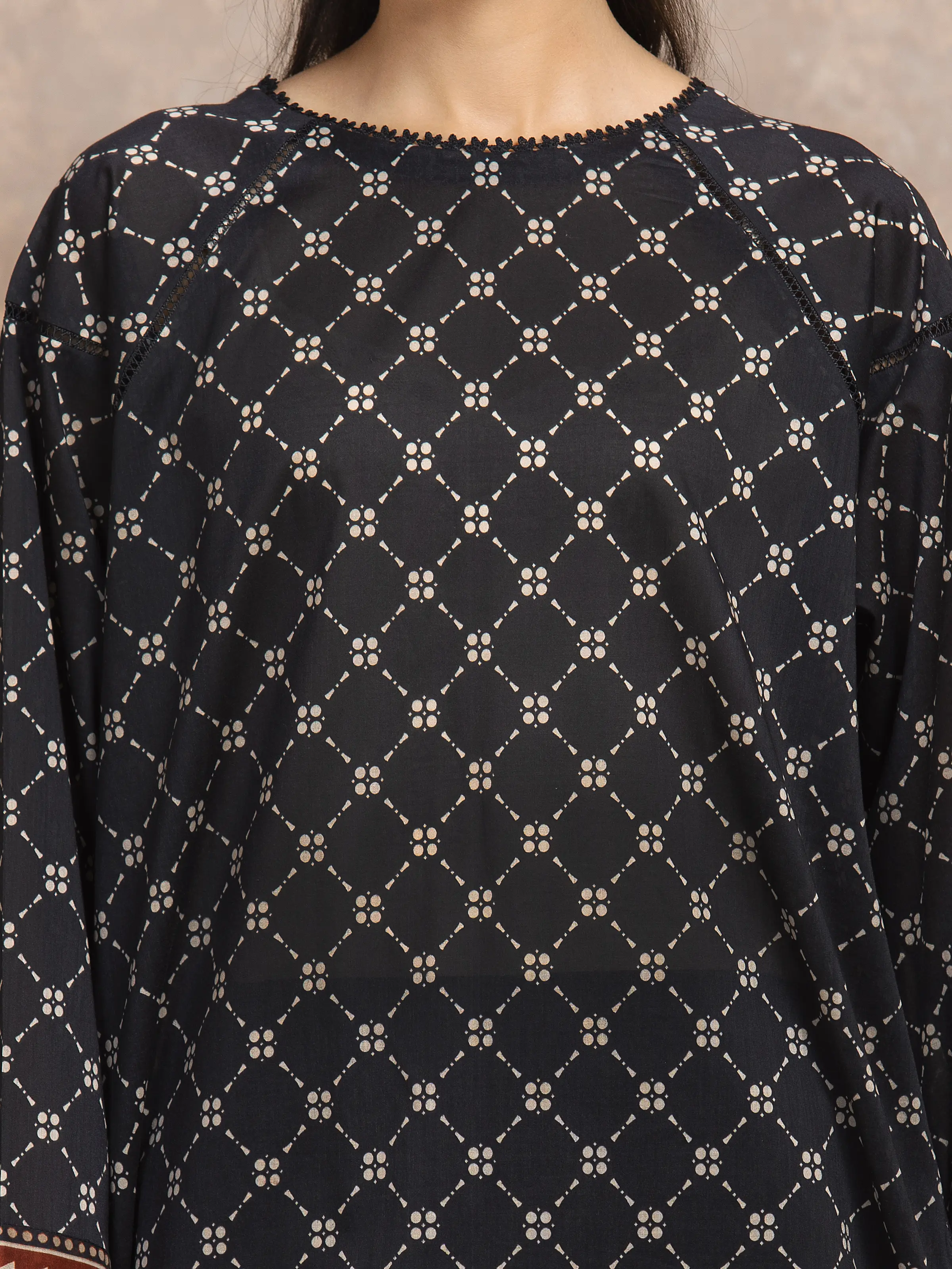 Unstitched Printed Khaddar Suit - EWU5A3-36134-3P - Image 4