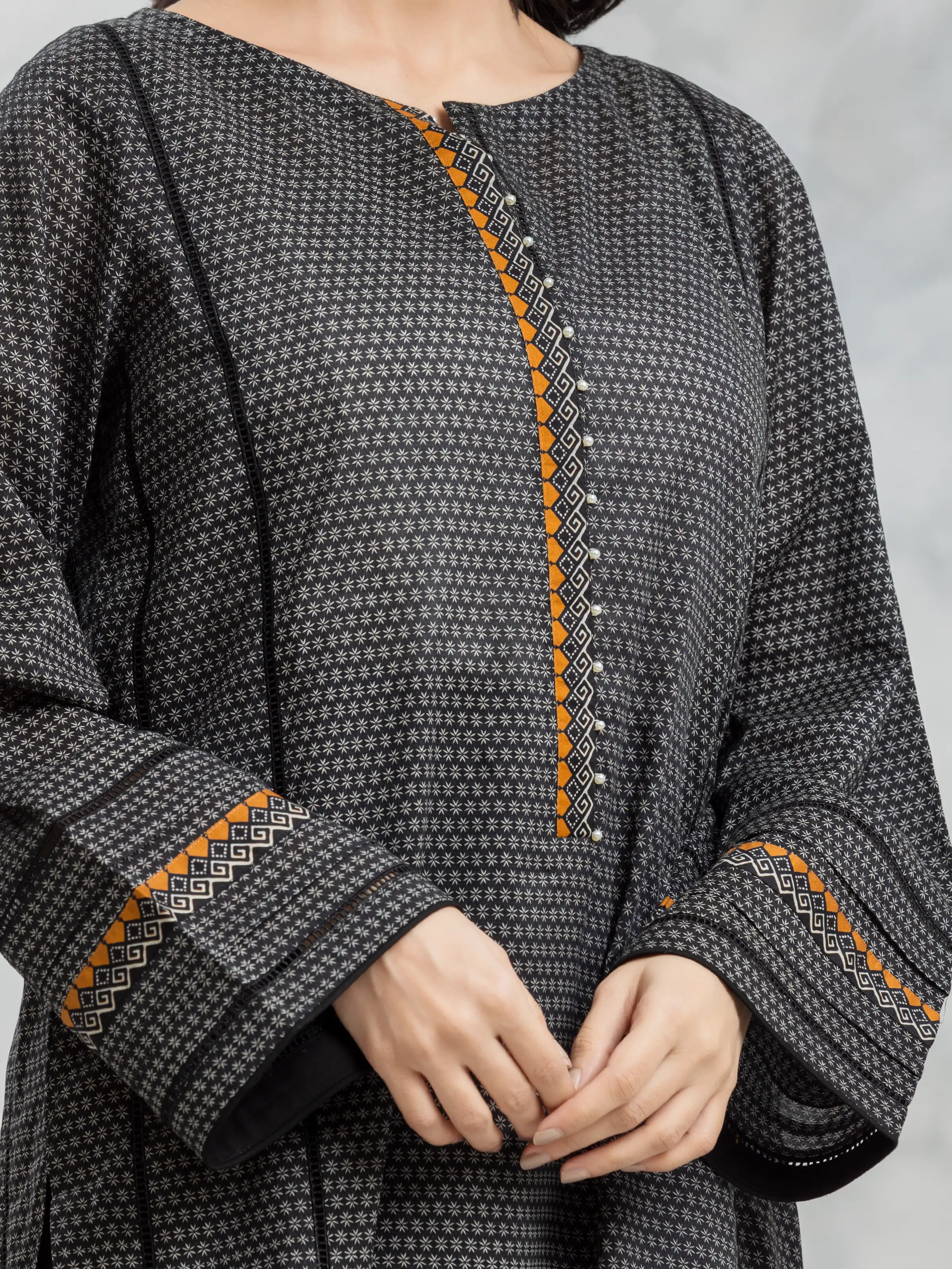Unstitched Printed Cambric Suit - EWU24A2-28424-3P - Image 3