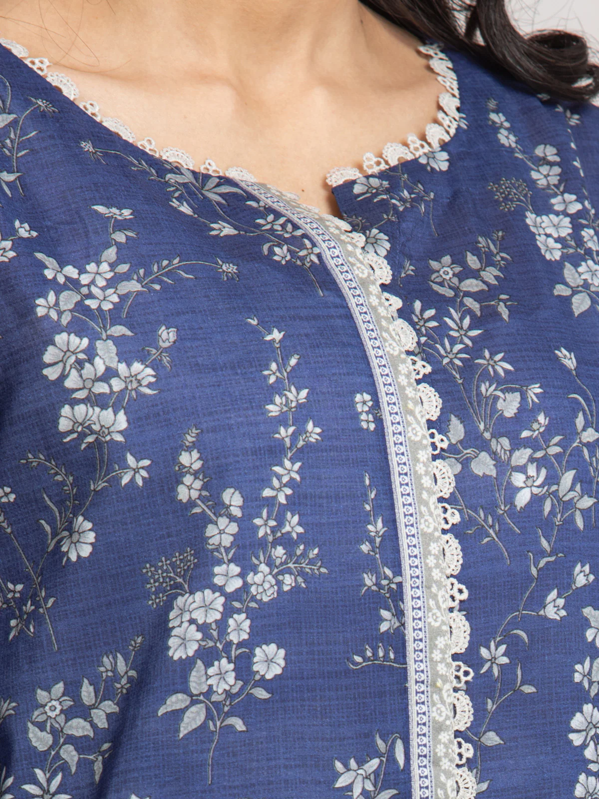 Unstitched Printed Cambric Shirt - EWU24M2-019S - Image 3