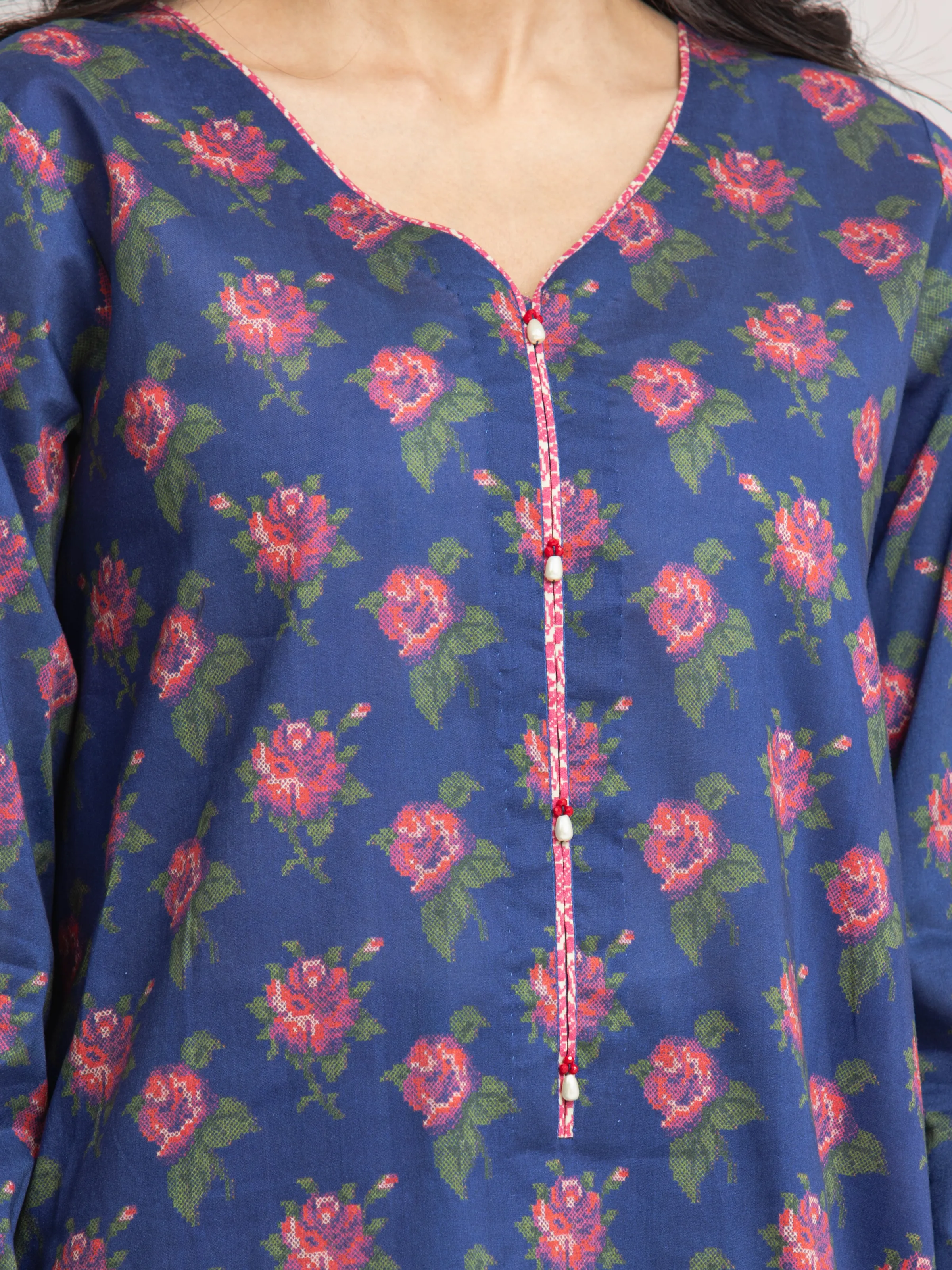 Unstitched Printed Cambric Shirt - EWU24M2-023S - Image 2