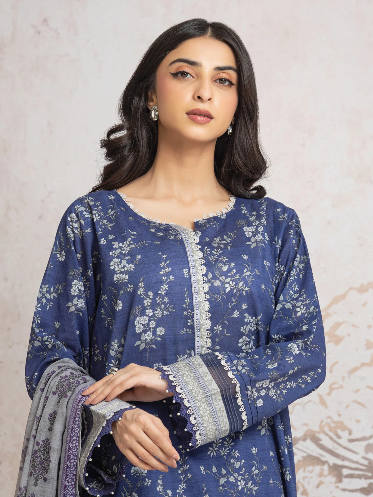 Unstitched Printed Cambric Suit - EWU24M2-019 - Image 3
