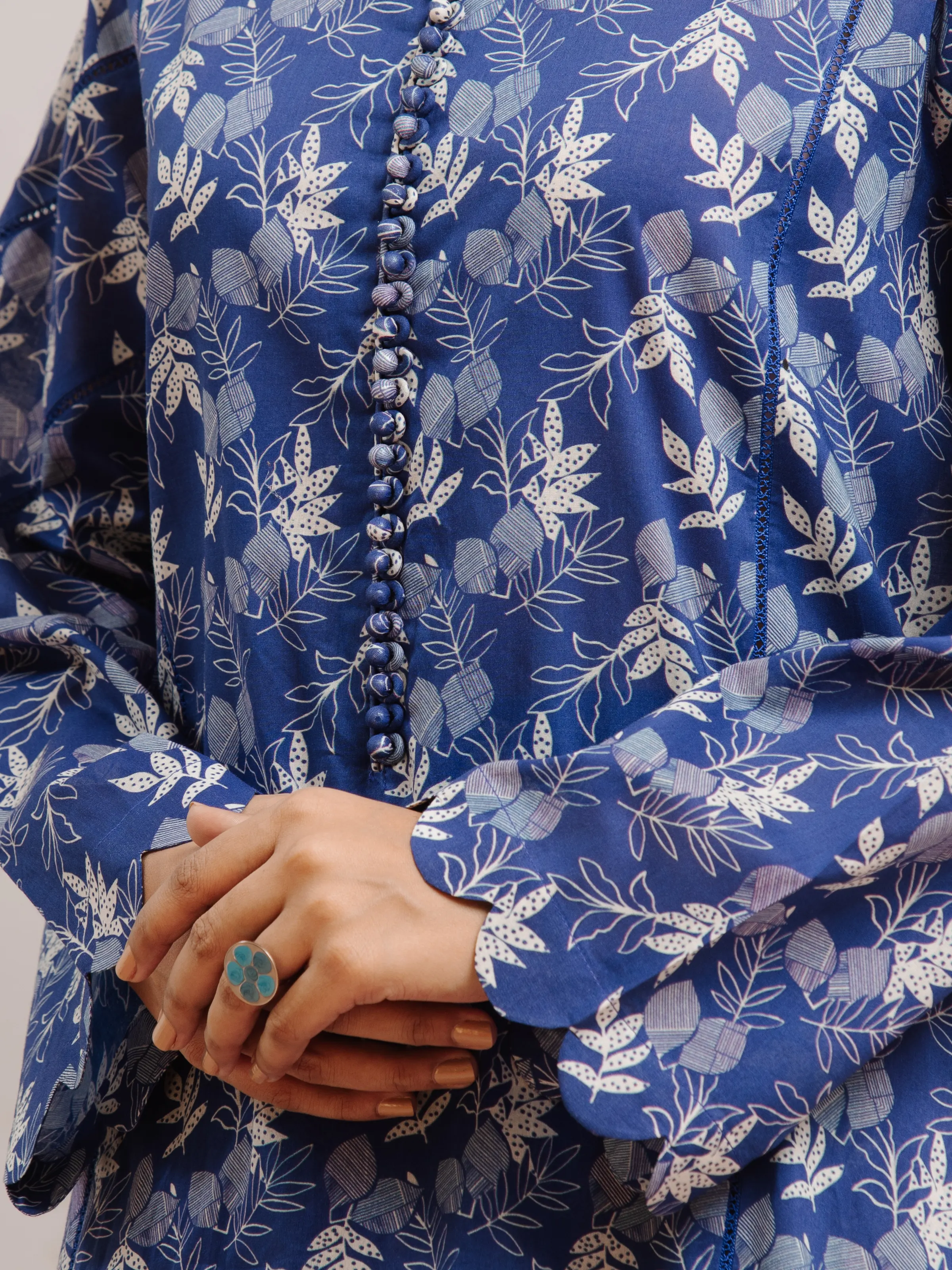 Unstitched Printed Khaddar Suit - EWU24A3-29800-3P - Image 4