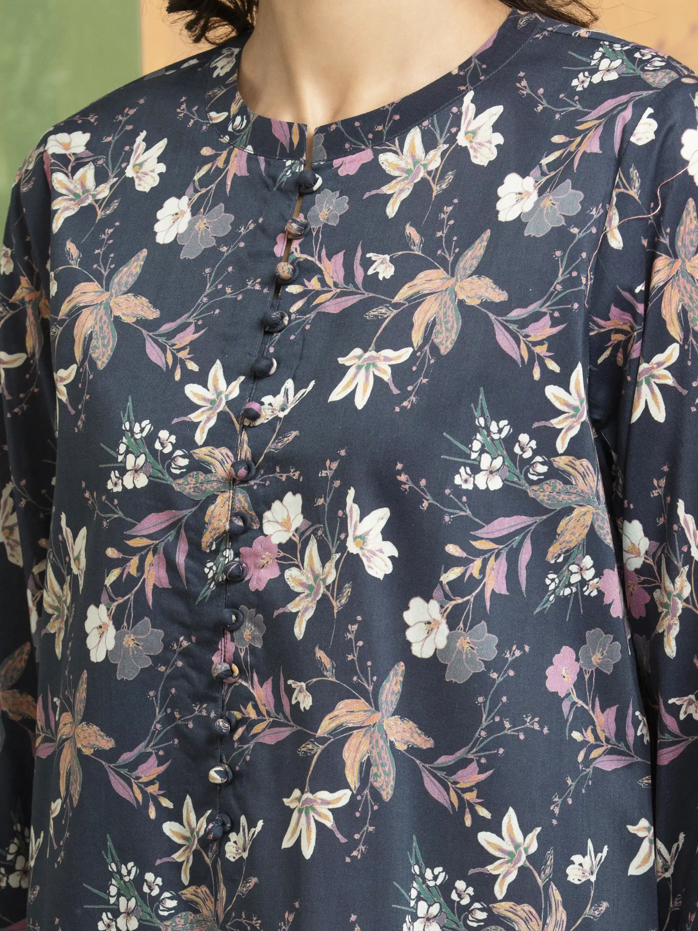 Unstitched Printed Khaddar Suit - EWU5A3-36114-3P - Image 3