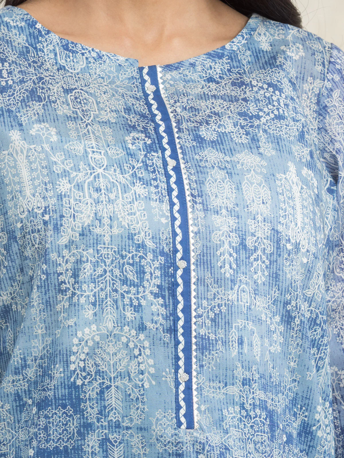 Unstitched Printed Lawn Suit - EWU24A1-29036-3P - Image 3
