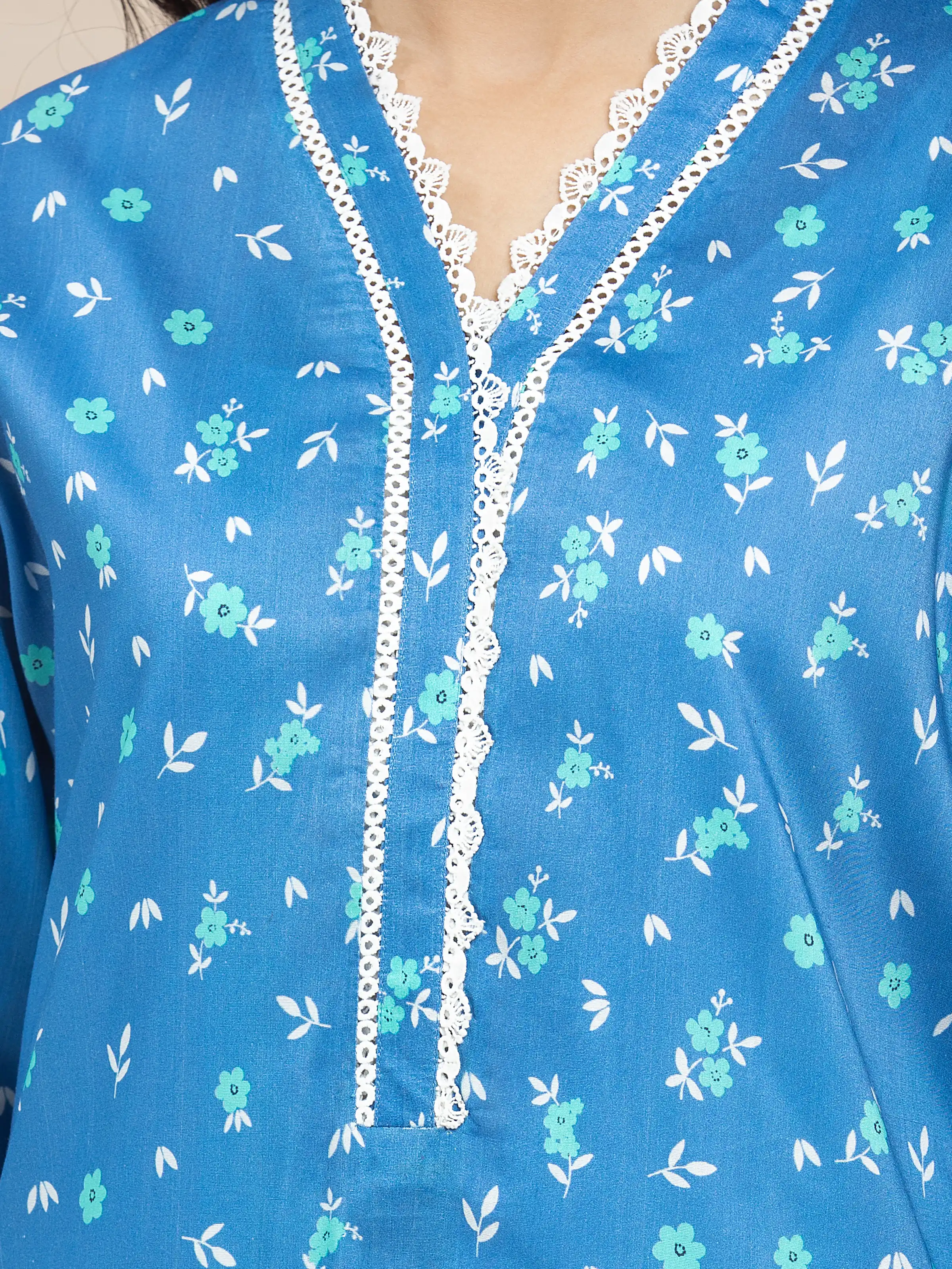 Unstitched Printed Lawn Suit - EWU5A1-35011-3P - Image 4