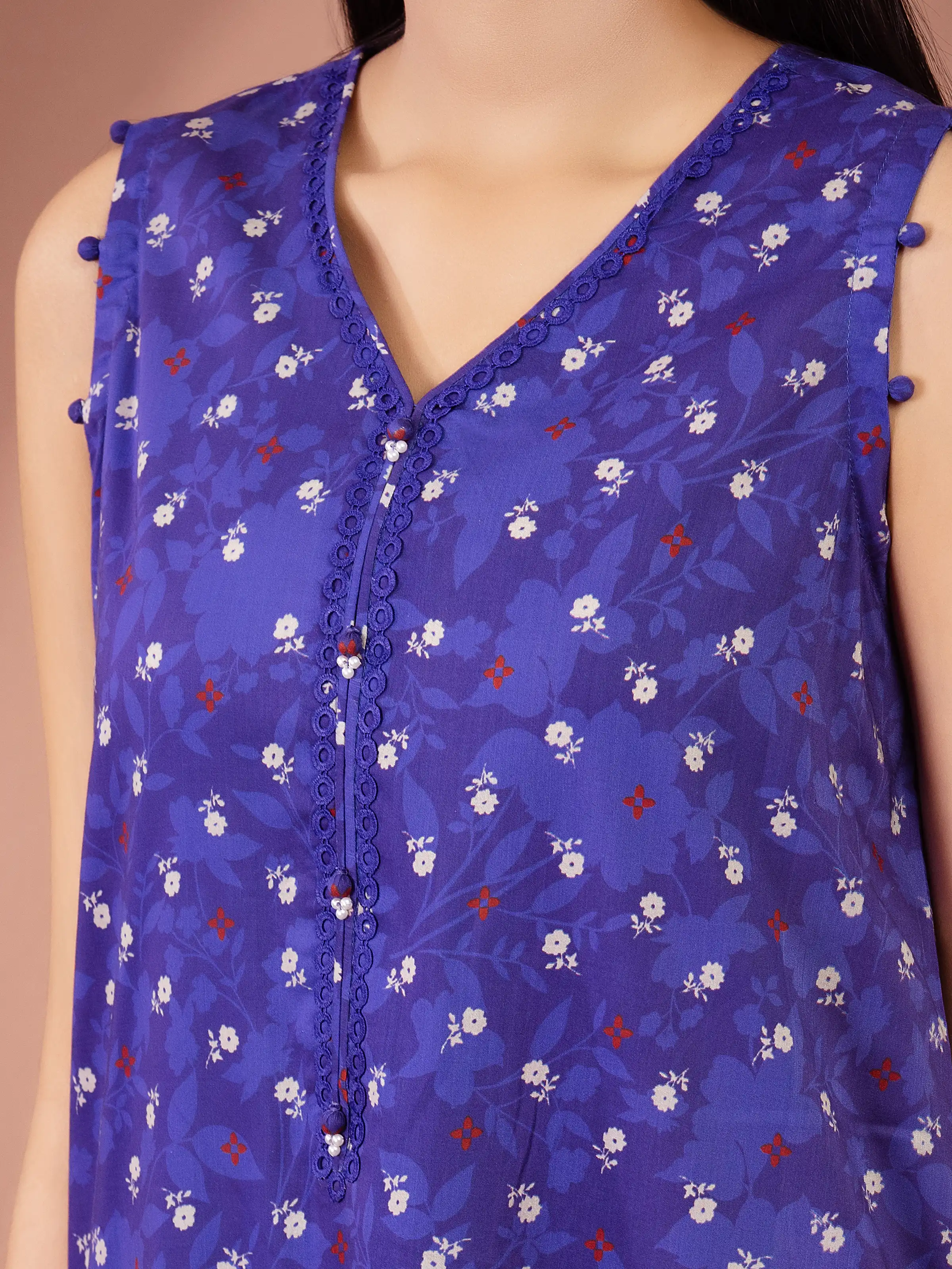 Unstitched Printed Lawn Suit - EWU5A1-35265-3P - Image 3