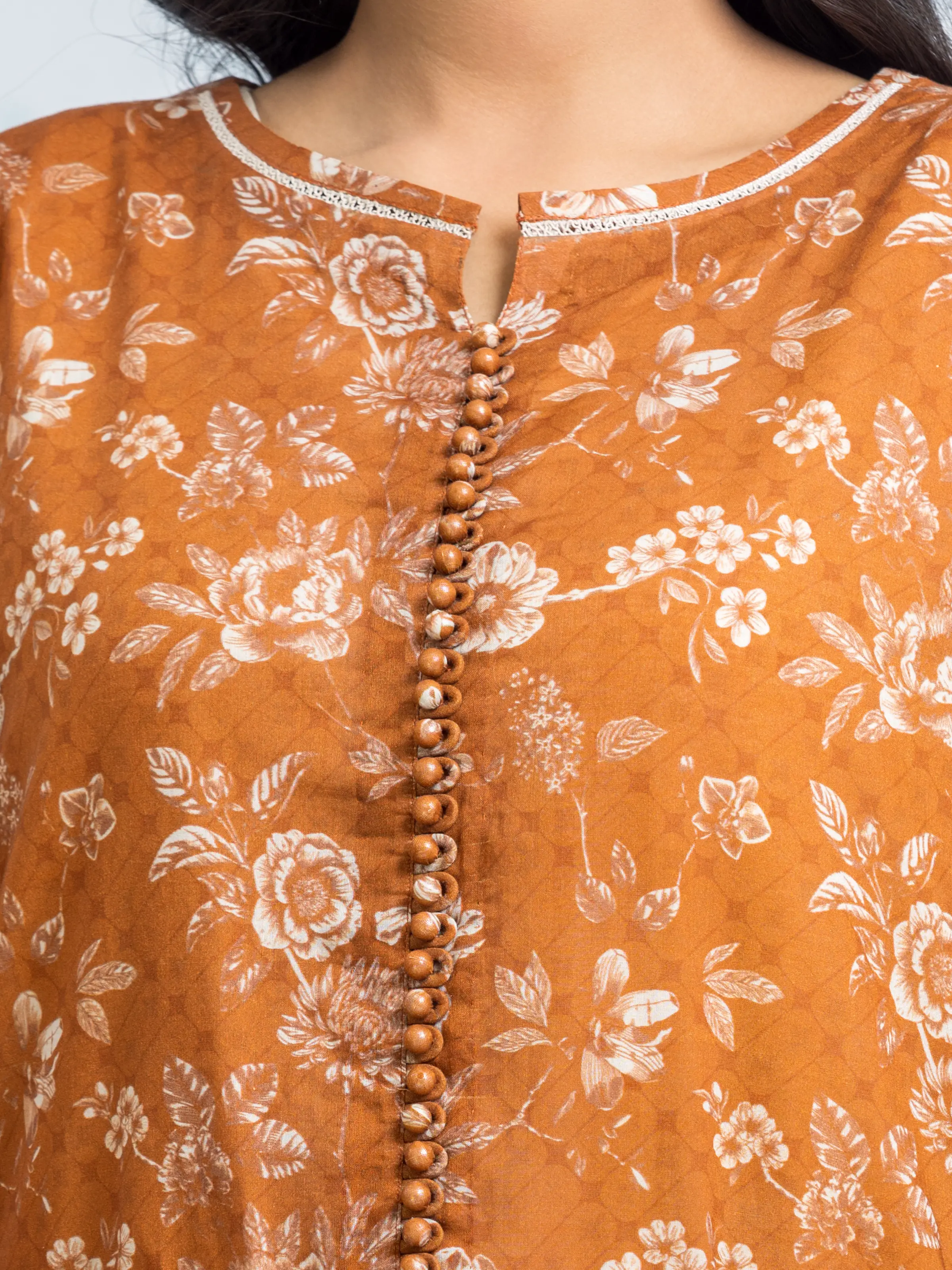 Unstitched Printed Khaddar Suit - EWU24A3-29700-3P - Image 4