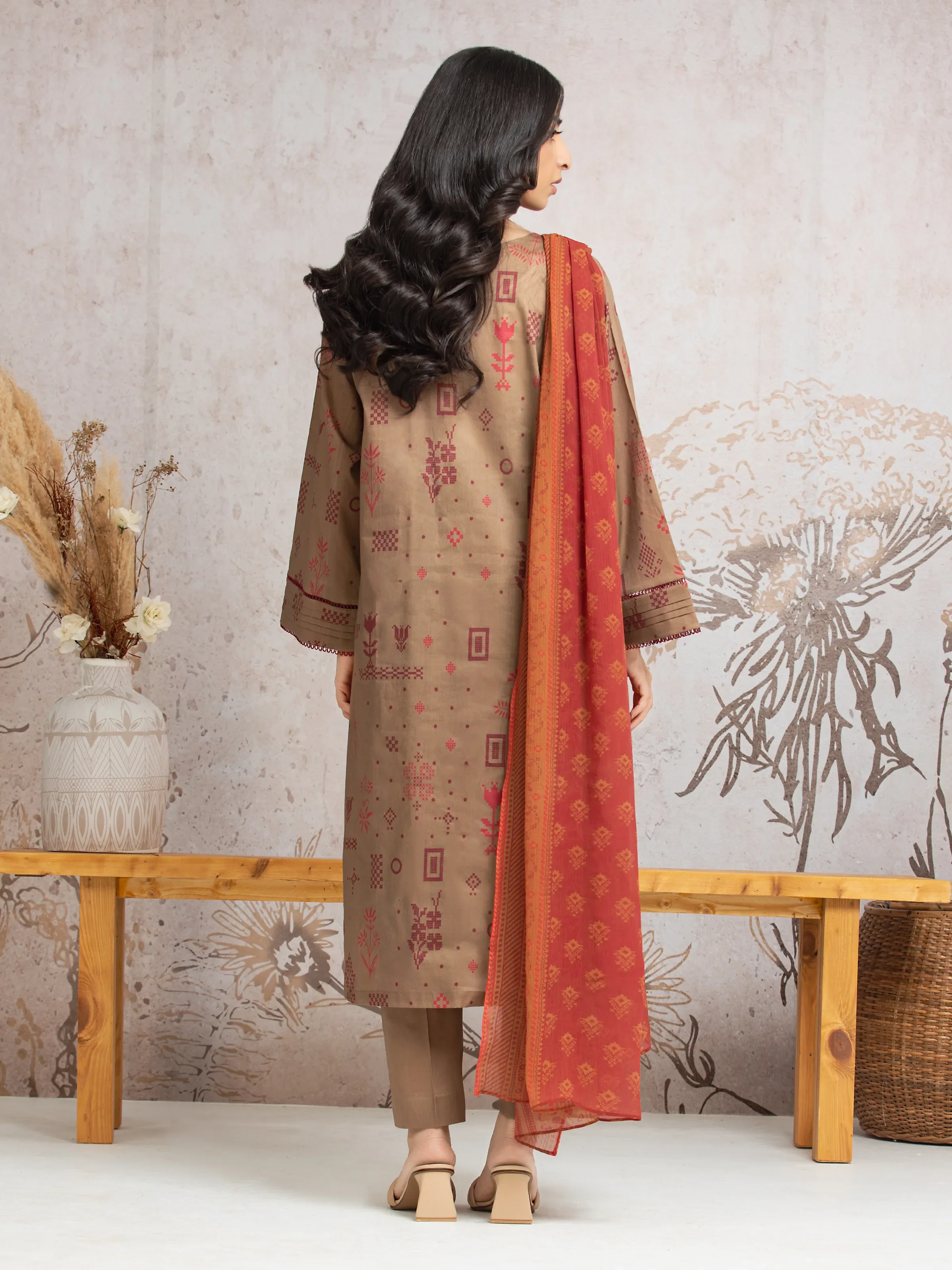 Unstitched Printed Cambric Suit - EWU24M2-022 - Image 2
