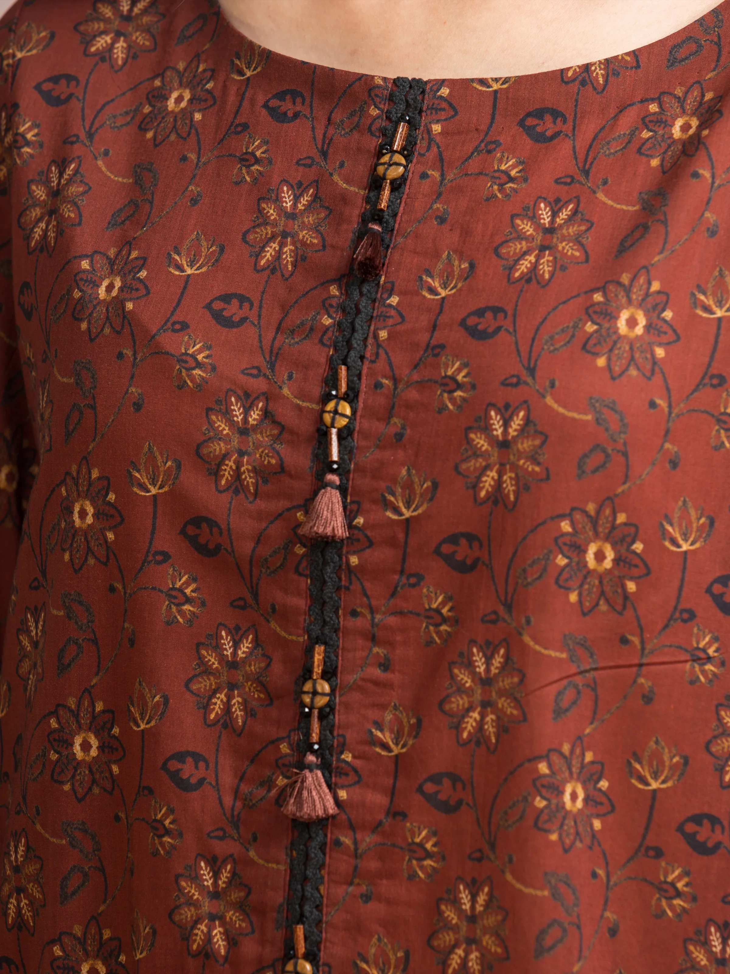 Unstitched Printed Khaddar Shirt Trouser - EWU24A3-27184ST - Image 2