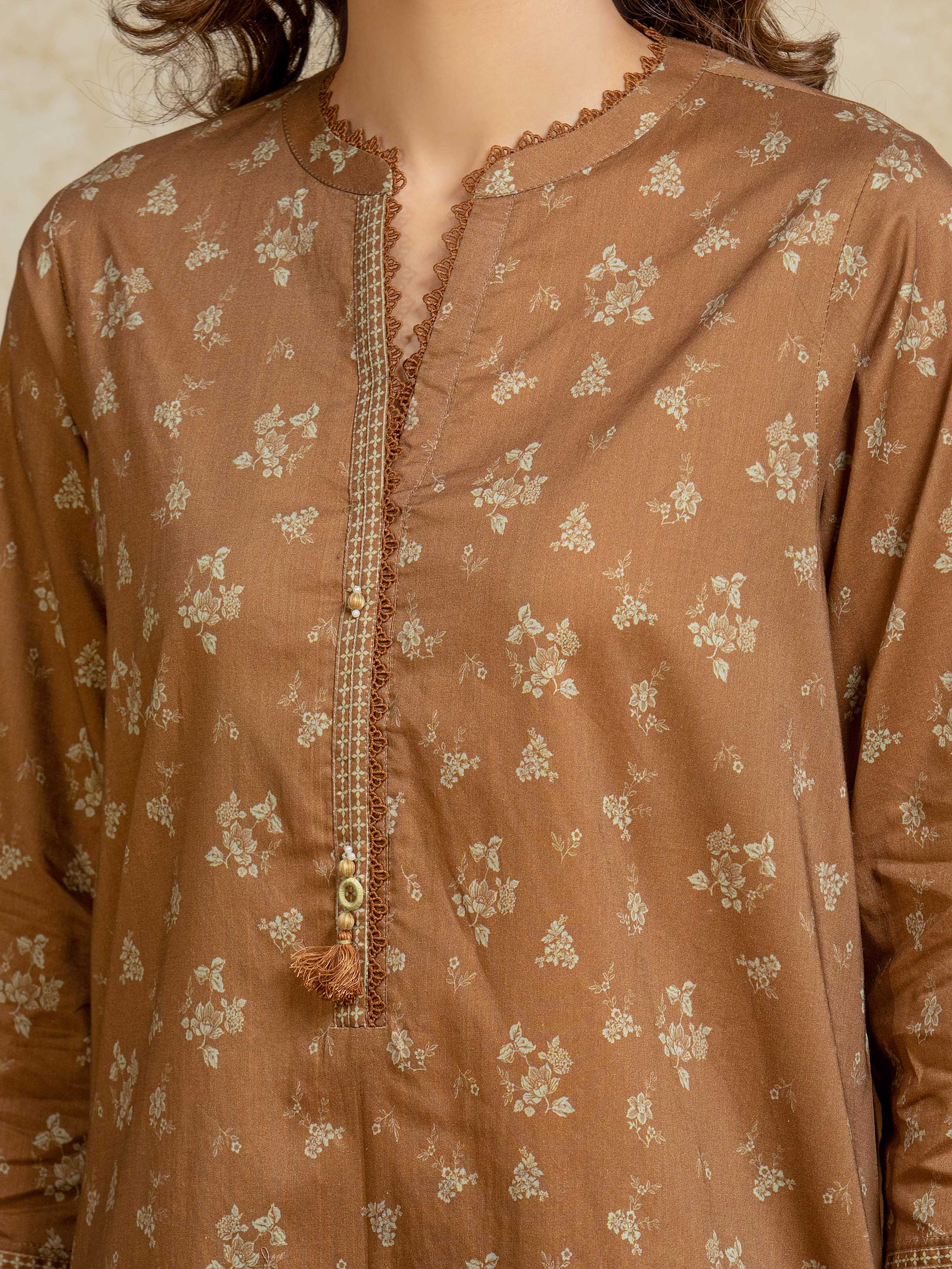 Unstitched Printed Khaddar Suit - EWU5A3-35908-3P - Image 4
