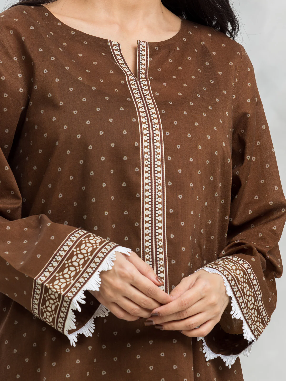 Unstitched Printed Lawn Suit - EWU24A1-29191-3P - Image 3
