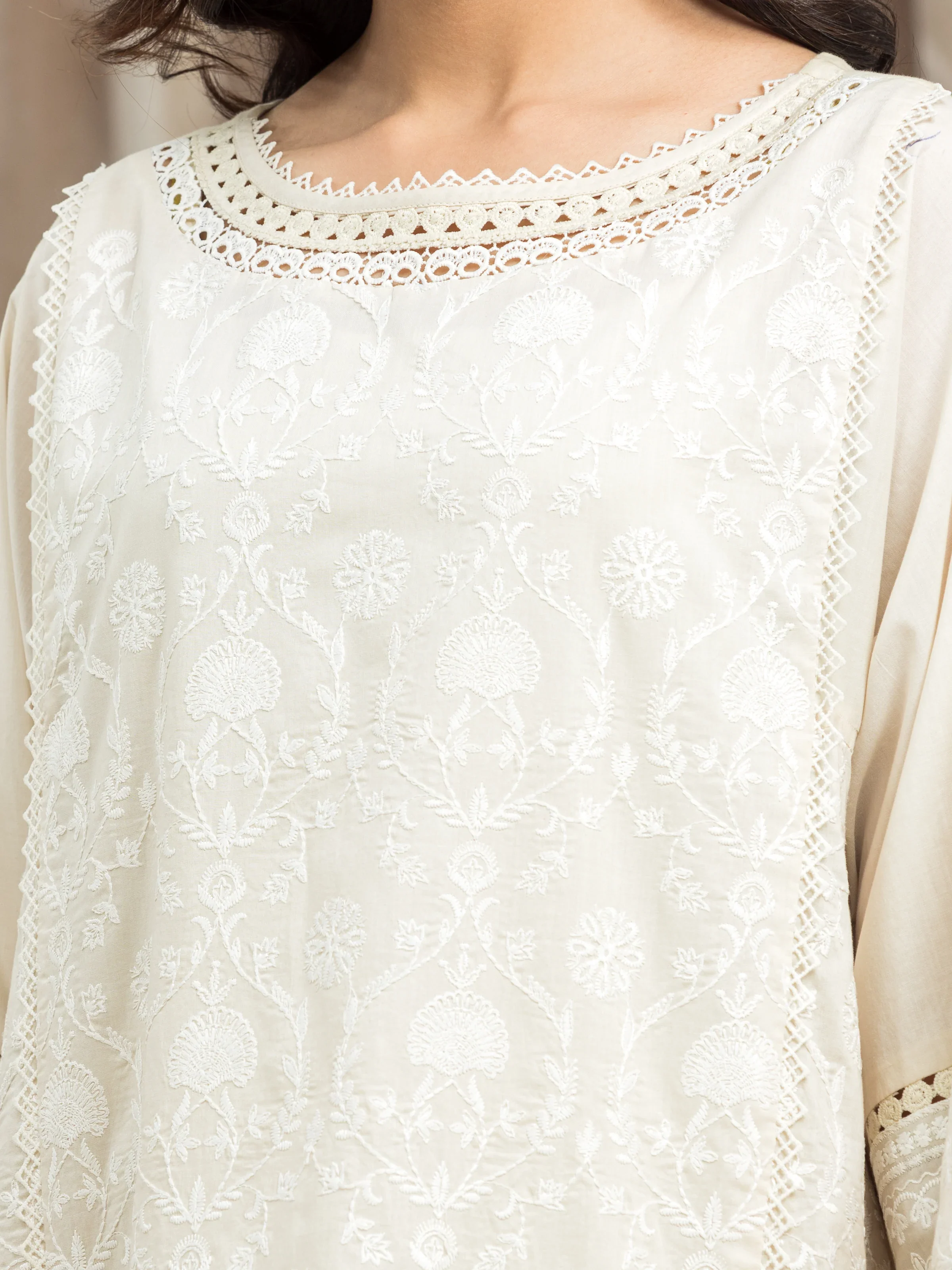 Unstitched Embroidered Cambric Suit - EWU24V2-28624-3P - Image 2