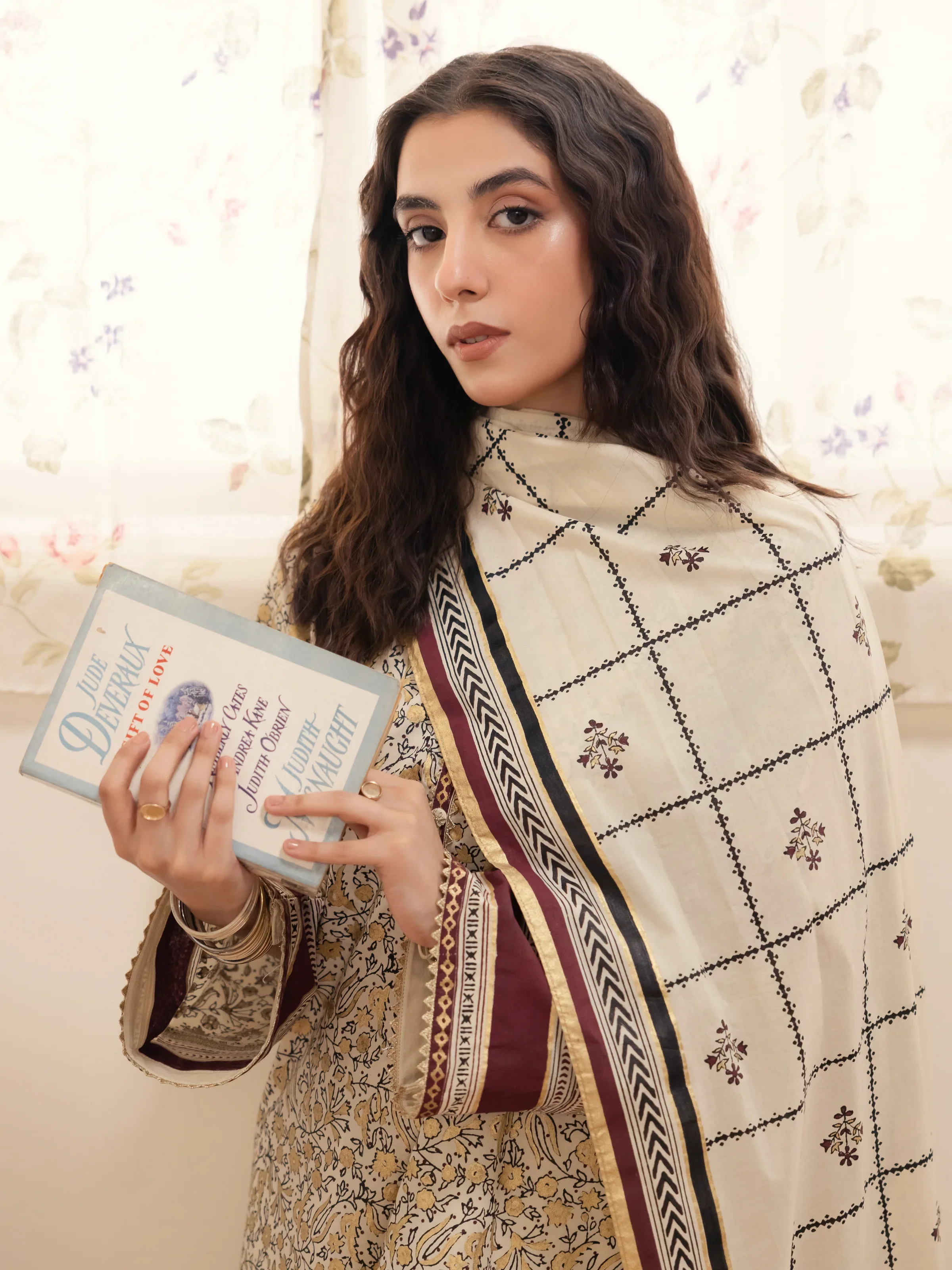 Unstitched Block Print Cambric Suit - EWU24M1-060 - Image 6
