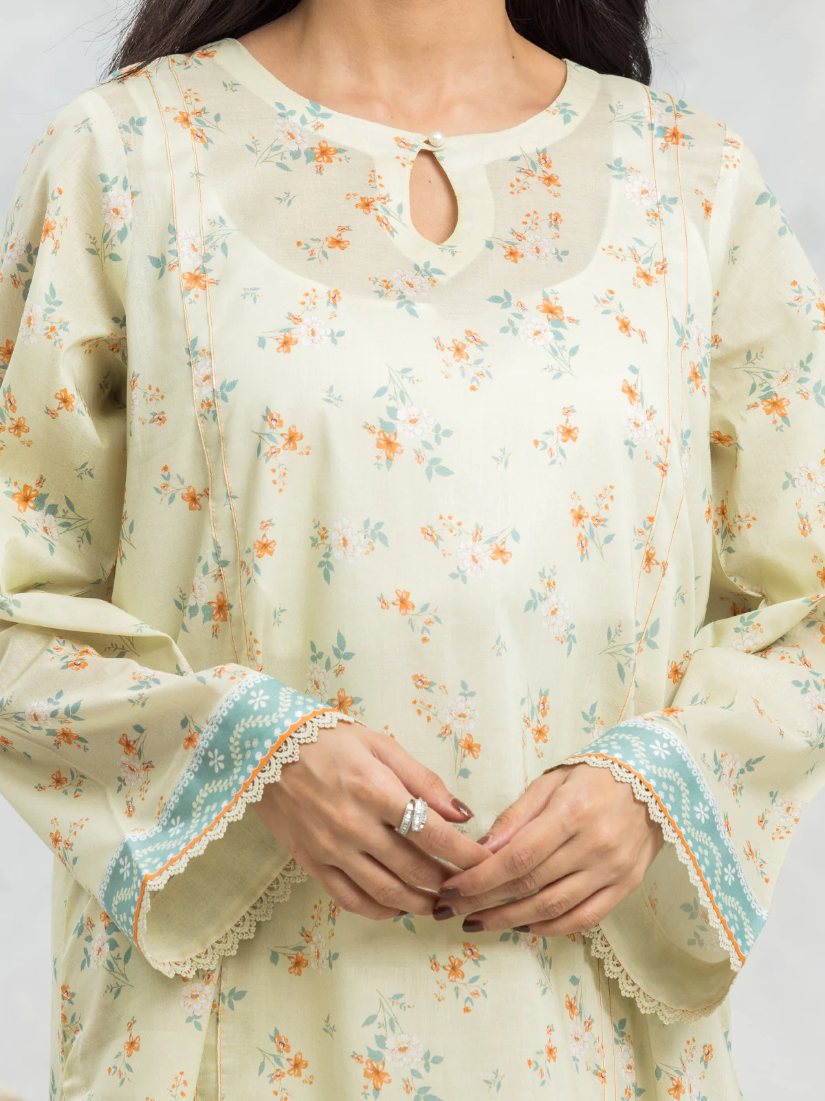 Unstitched Printed Lawn Shirt Dupatta - EWU24A1-29242SD - Image 2