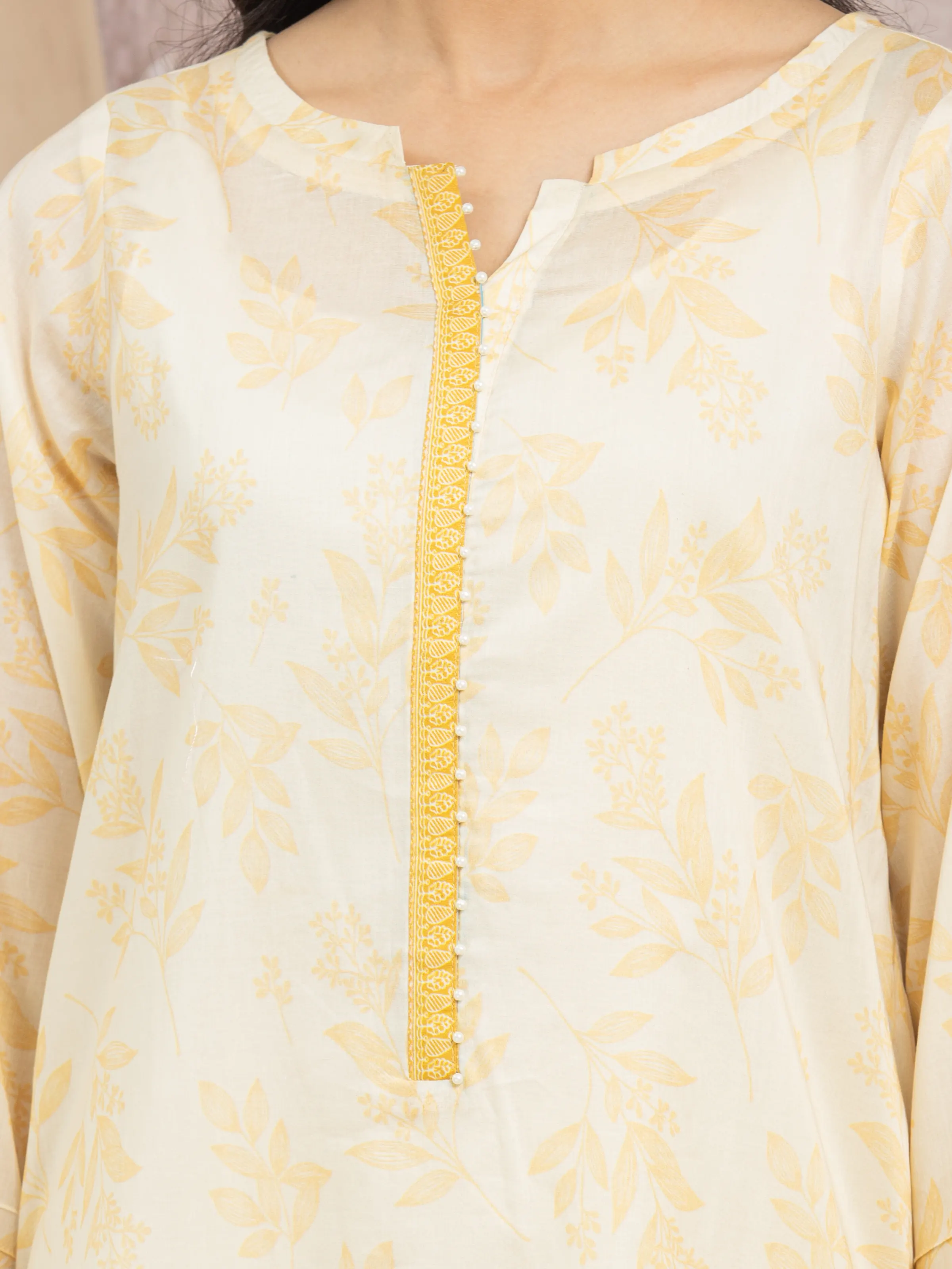 Unstitched Printed Lawn Shirt Dupatta - EWU5A1-35201SD - Image 4