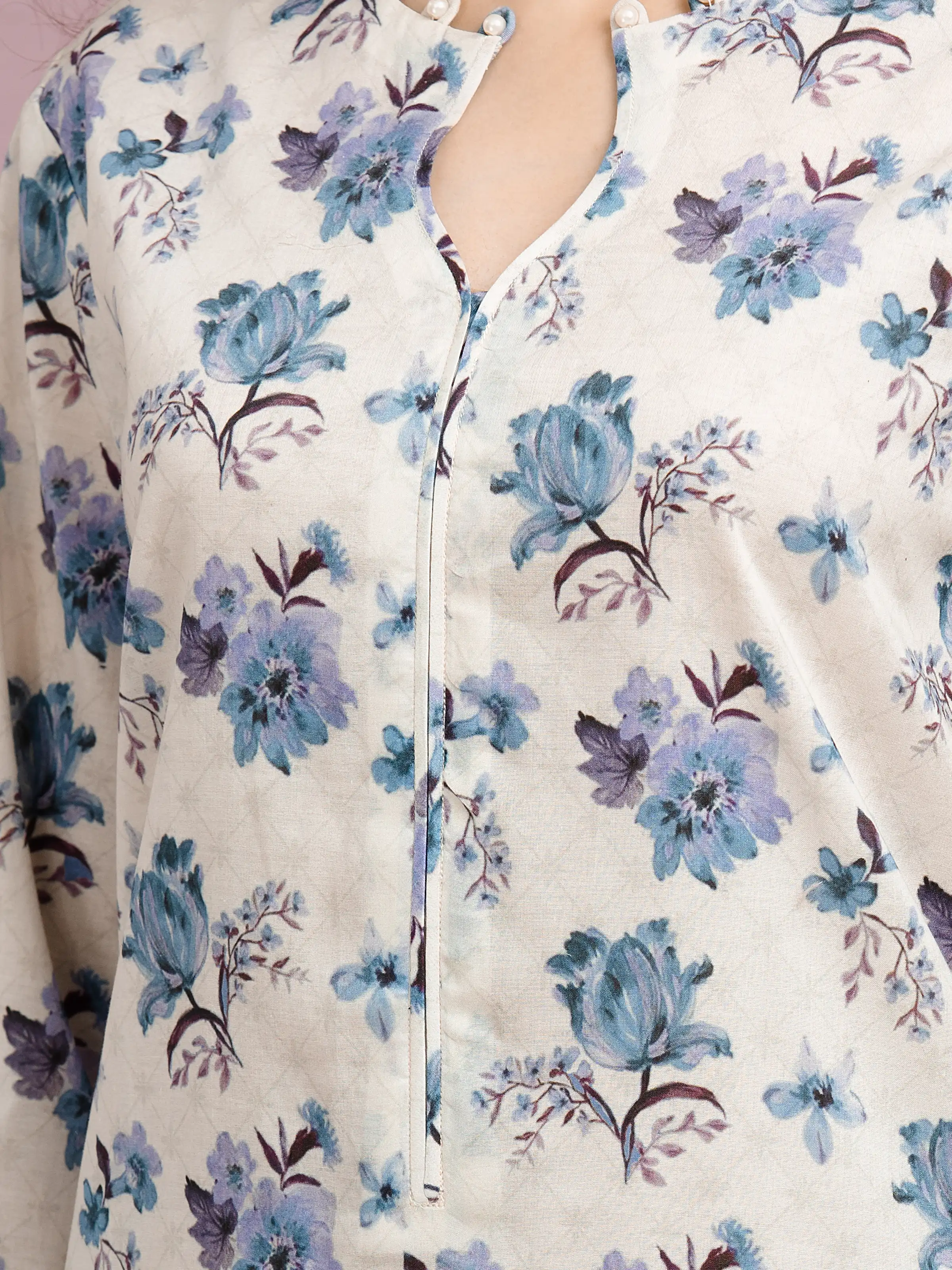 Unstitched Printed Lawn Suit - EWU5A1-35022-3P - Image 3