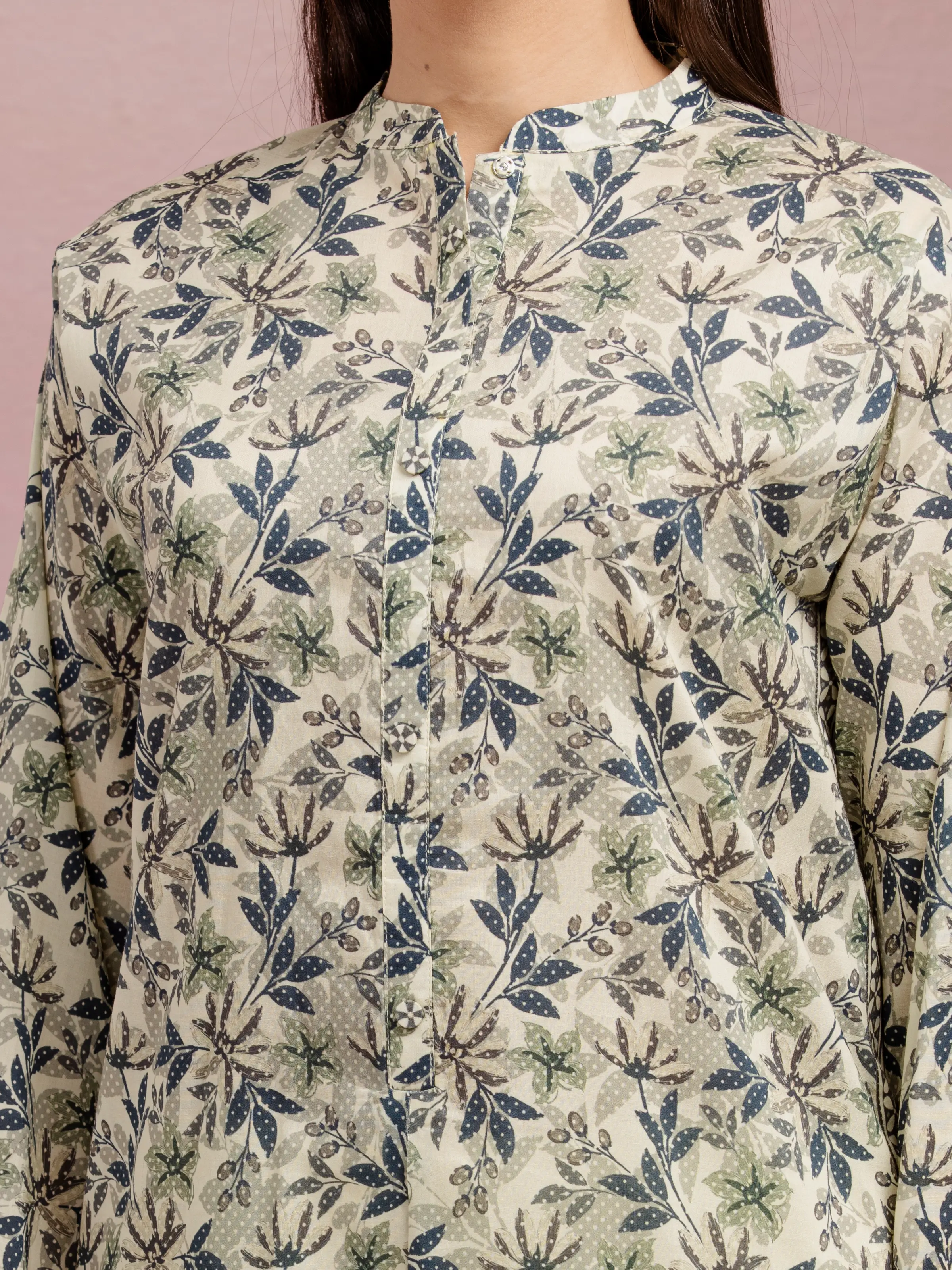 Unstitched Printed Lawn Suit - EWU5A1-35227-3P - Image 5