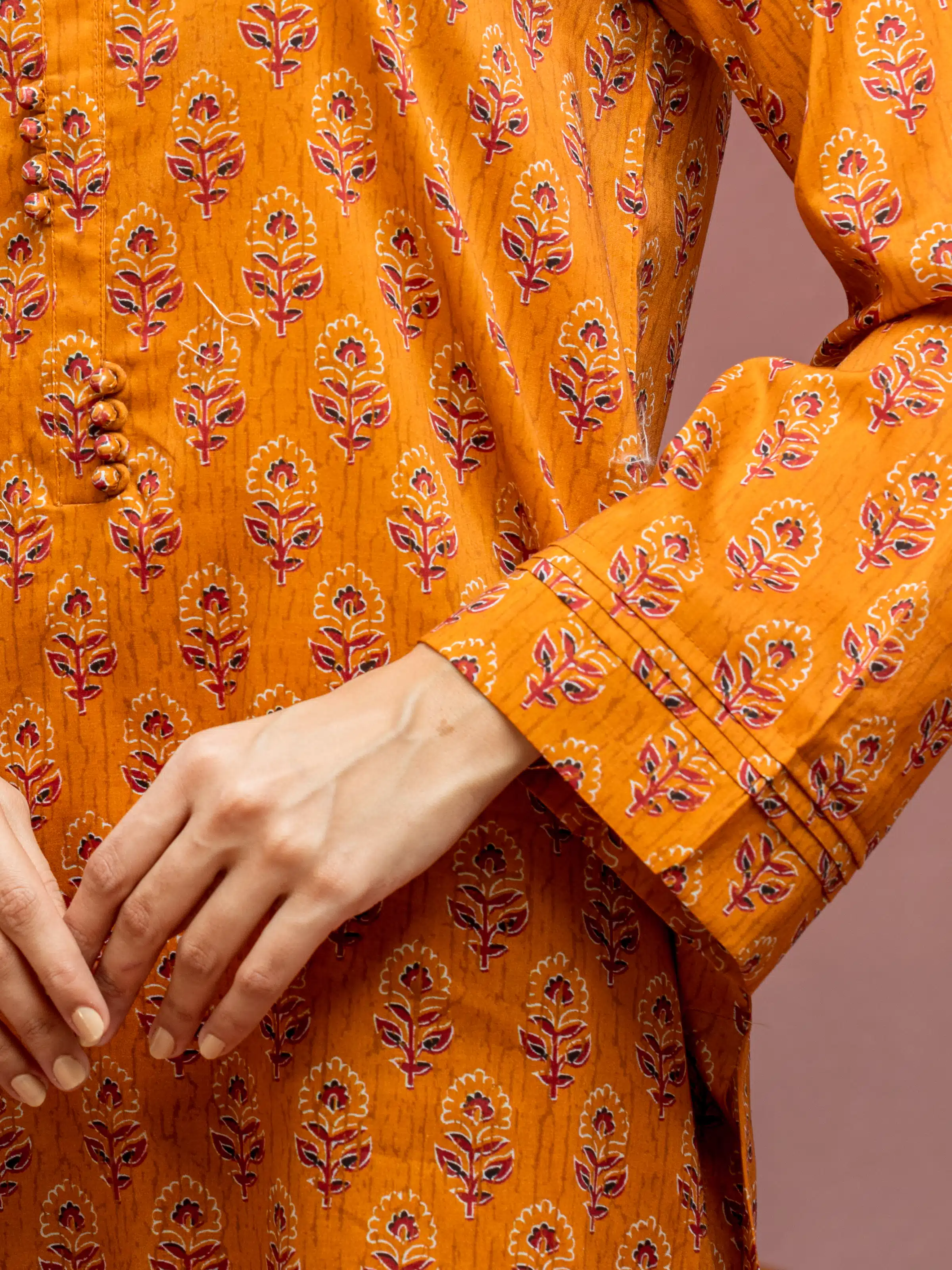 Unstitched Printed Lawn Suit - EWU5A1-35097-3P - Image 5