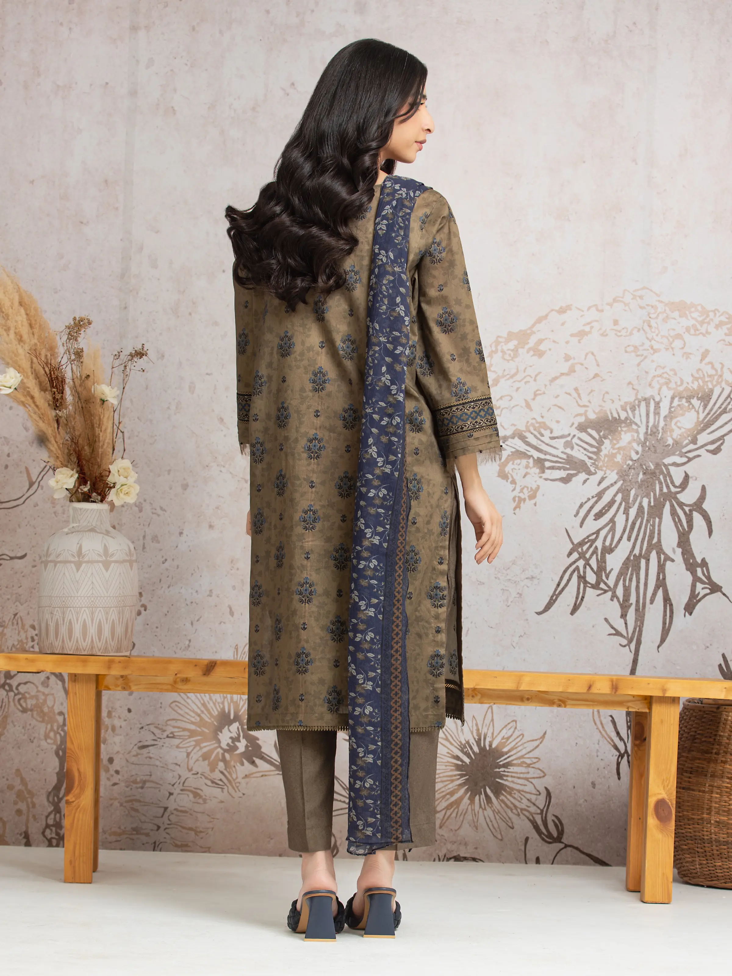Unstitched Printed Cambric Suit - EWU24M2-013 - Image 2