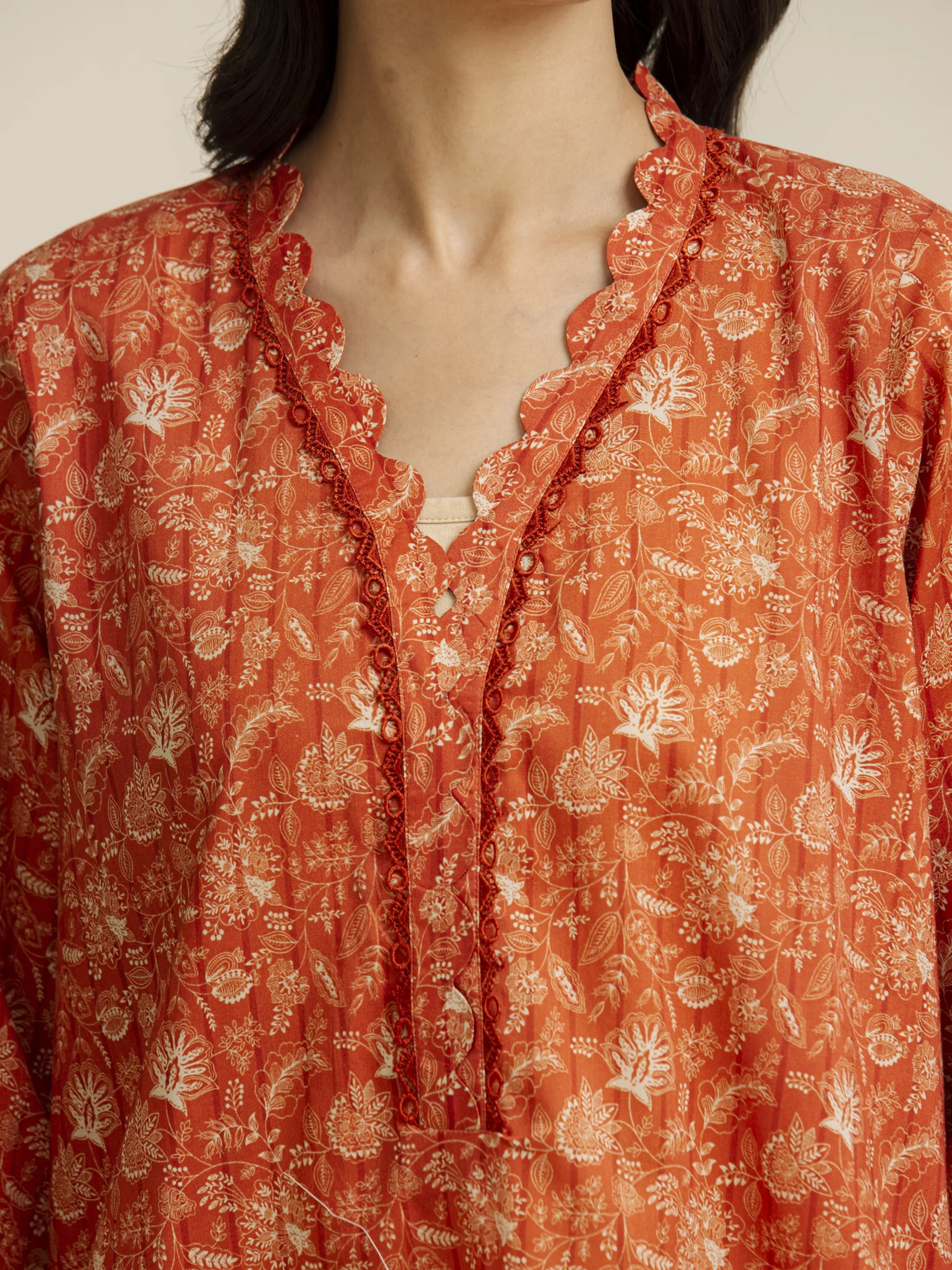 Unstitched Printed Lawn Suit - EWU5A1-35041-3P - Image 5