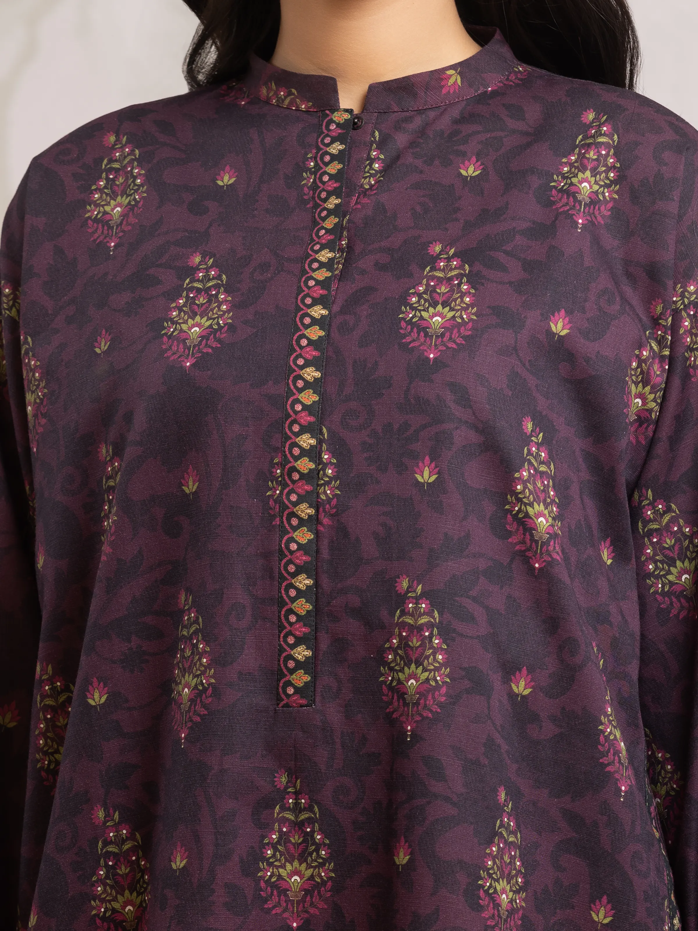 Unstitched Printed Khaddar Suit - EWU24M2-171 - Image 5