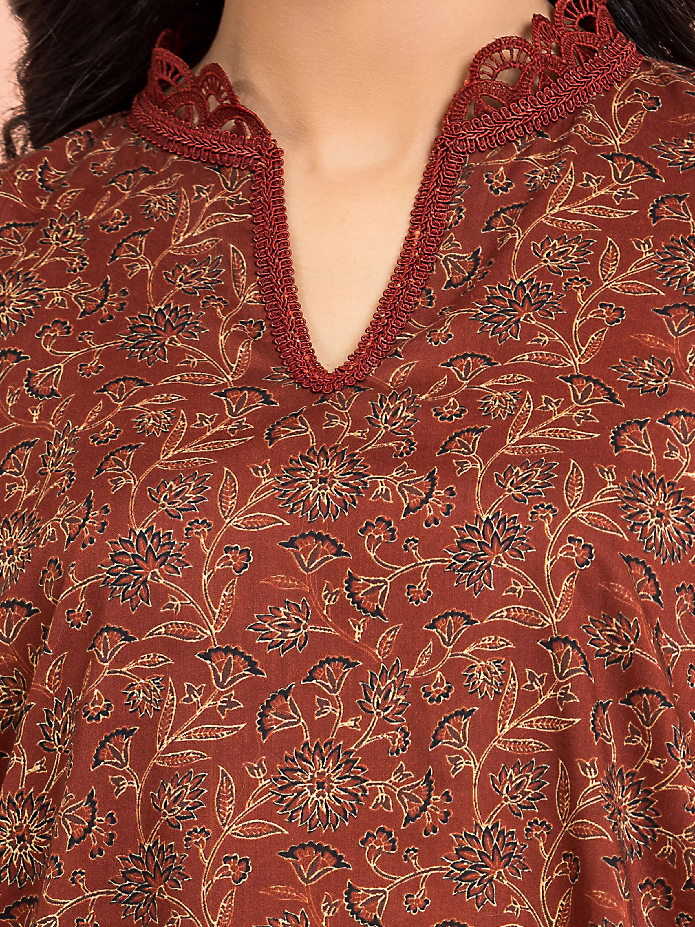 Unstitched Printed Khaddar Suit - EWU24M3-100 - Image 5