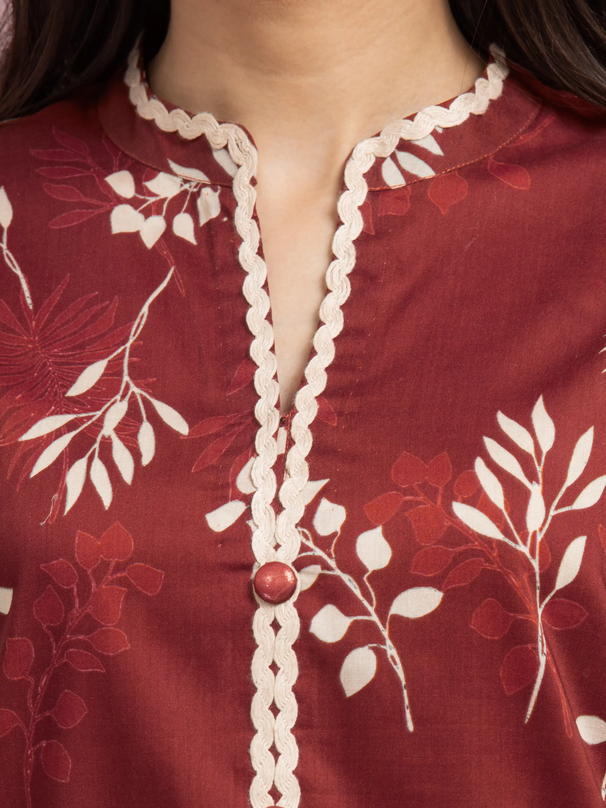 Unstitched Printed Lawn Shirt Trouser - EWU5A1-35429ST - Image 3