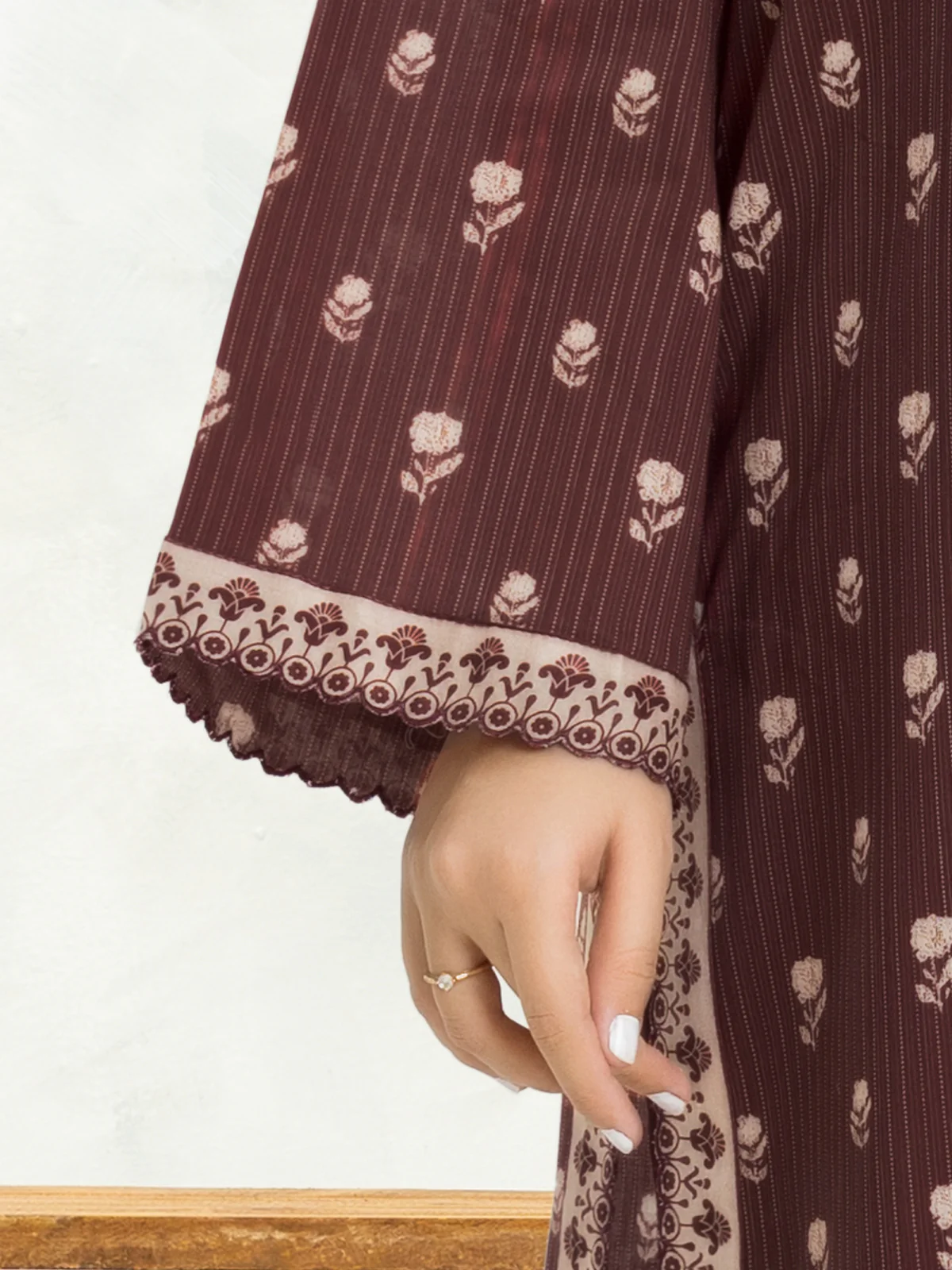 Unstitched Printed Lawn Shirt - EWU24A1-29188S - Image 2