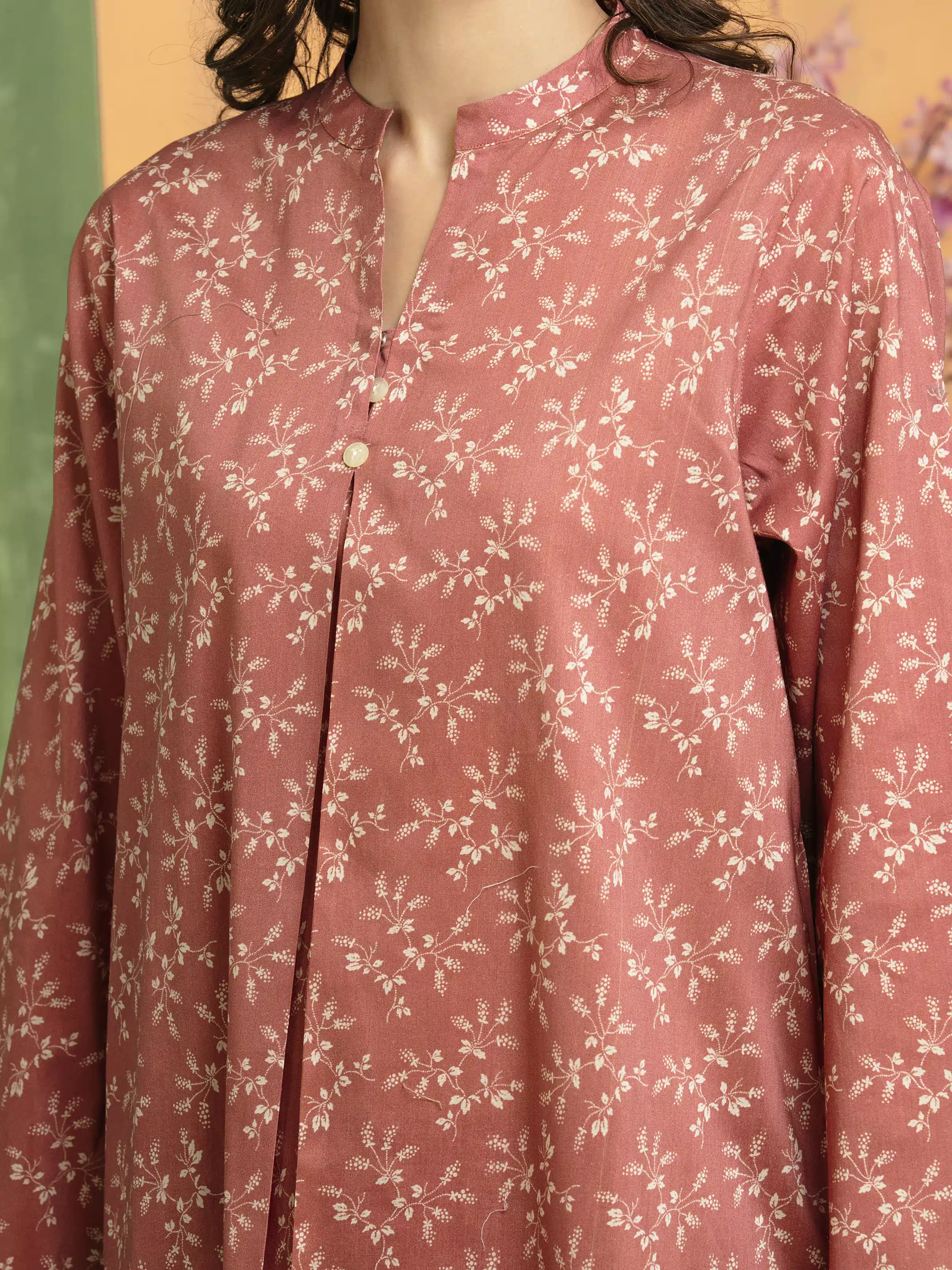 Unstitched Printed Lawn Suit - EWU5A1-35157-3P - Image 3
