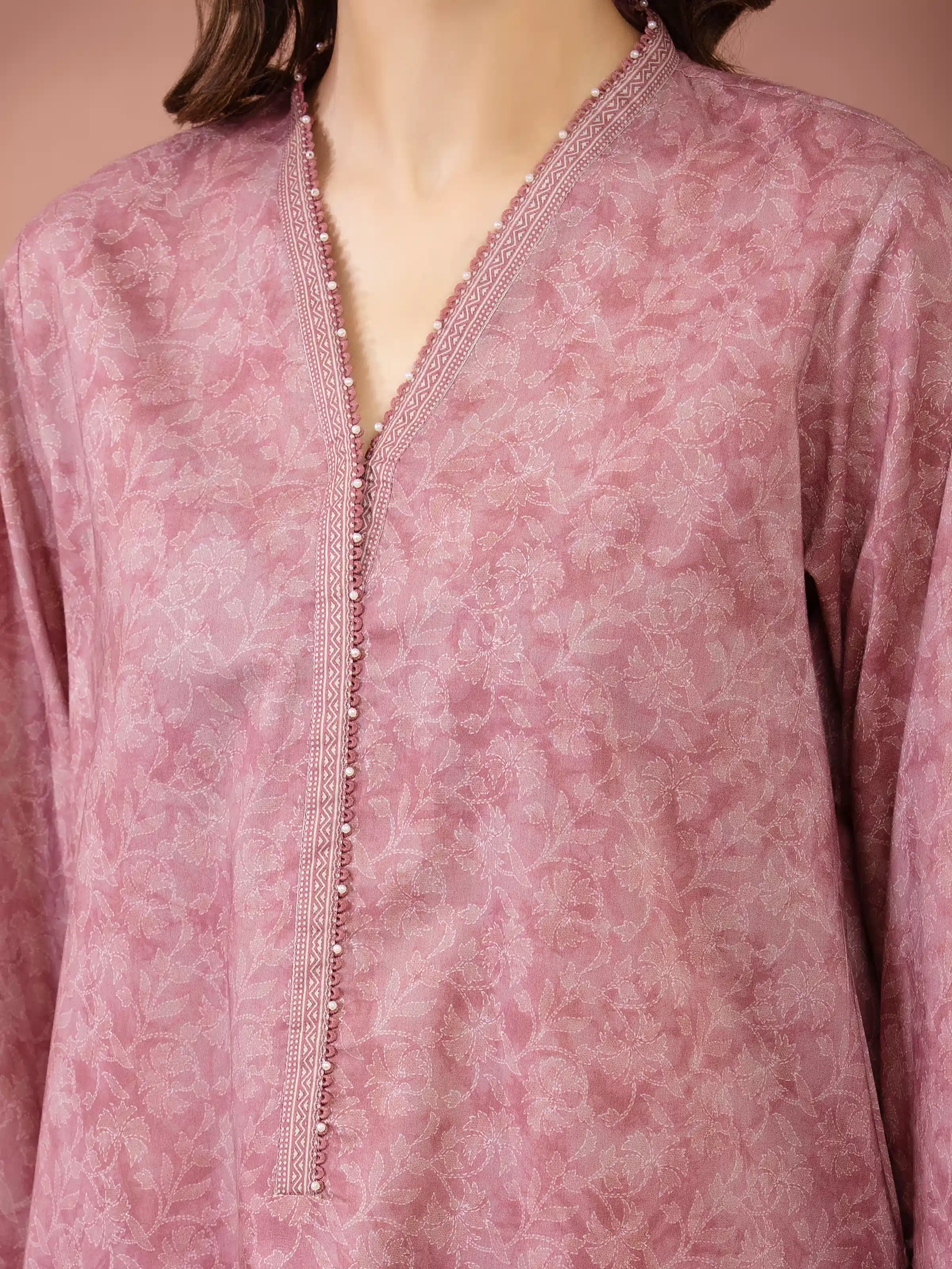 Unstitched Printed Lawn Suit - EWU5A1-35637-3P - Image 3