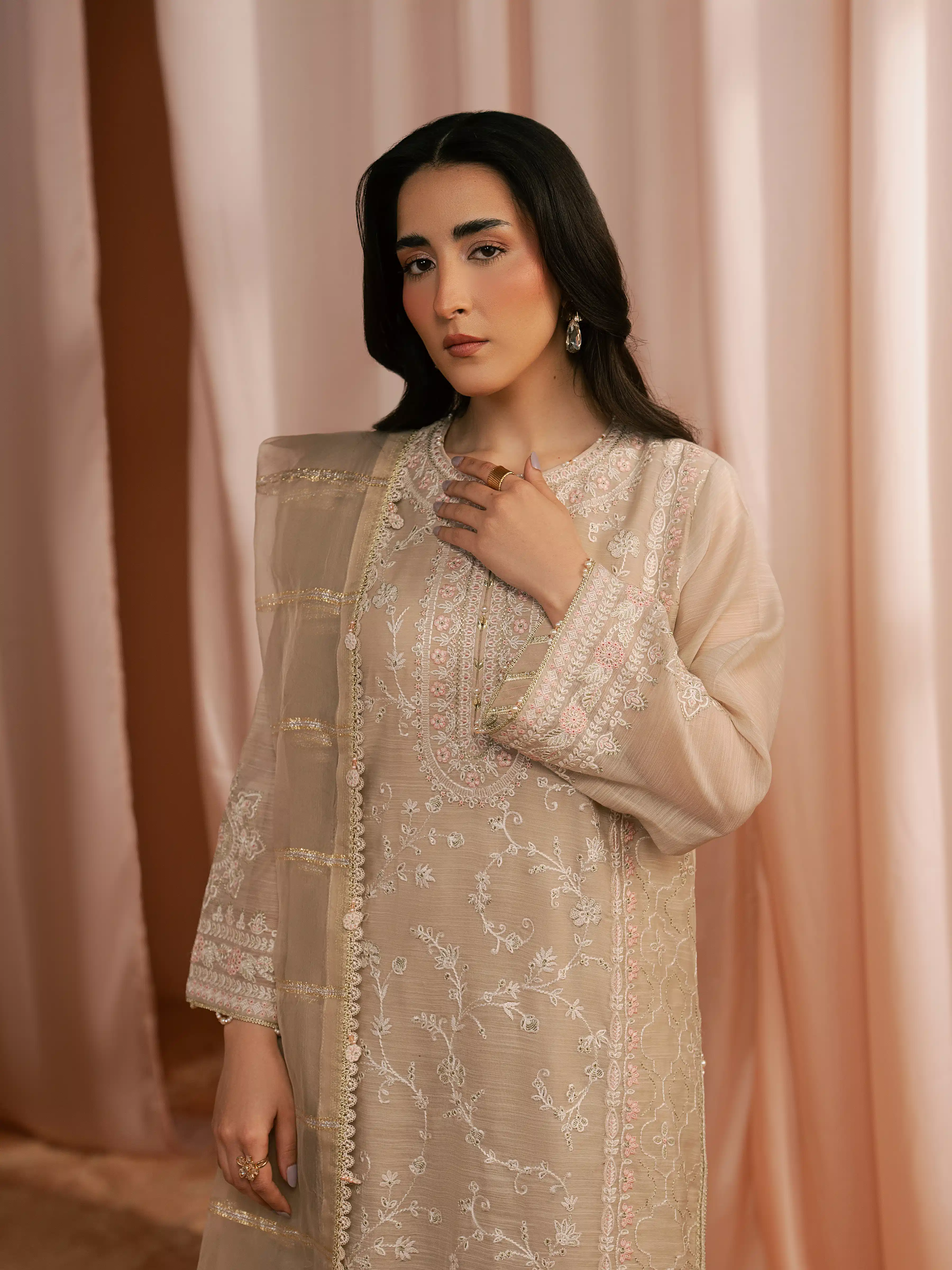 Unstitched Embroidered Suit - EWU6V21-32062-3P - Image 2