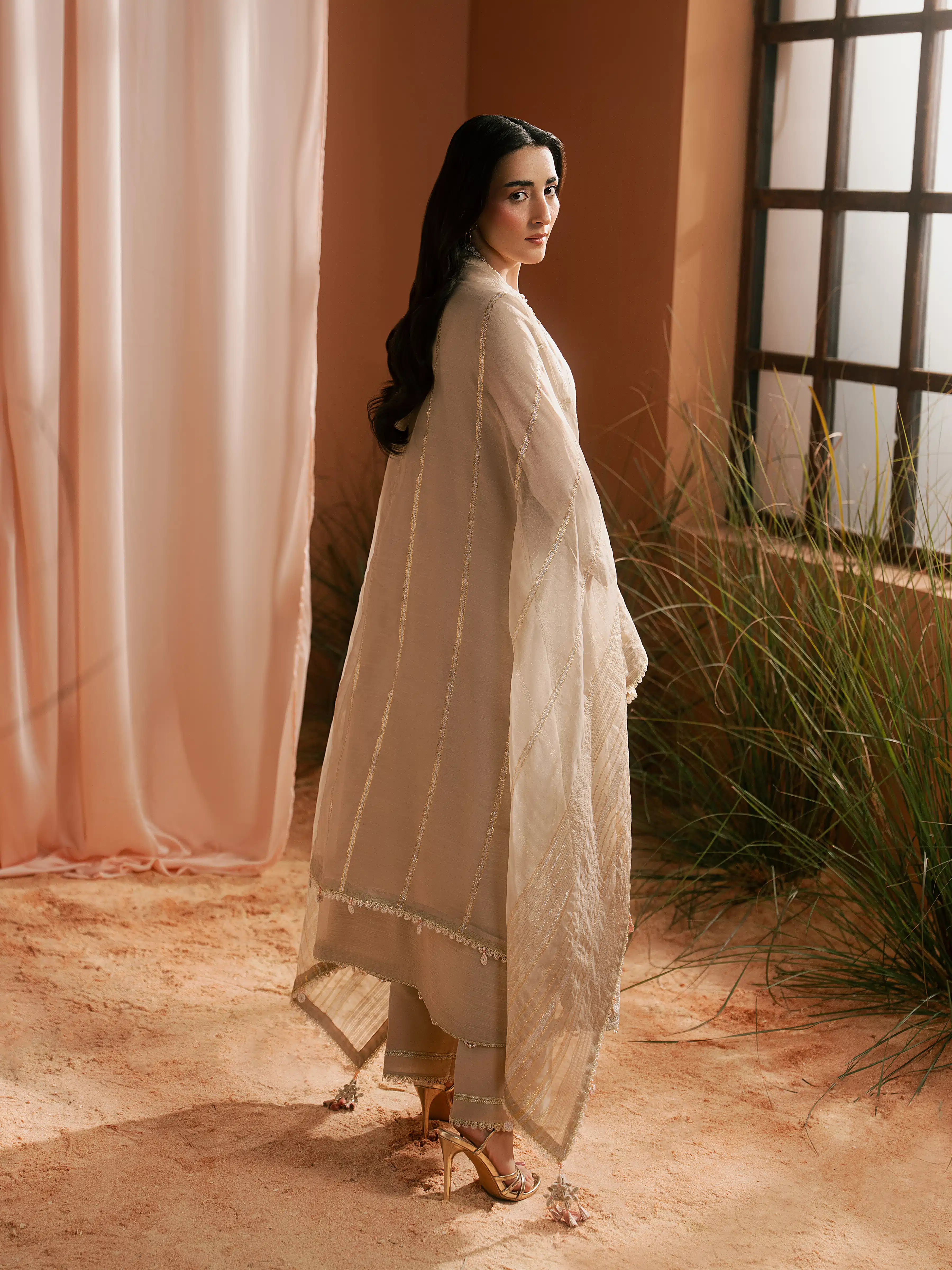 Unstitched Embroidered Suit - EWU6V21-32062-3P - Image 6