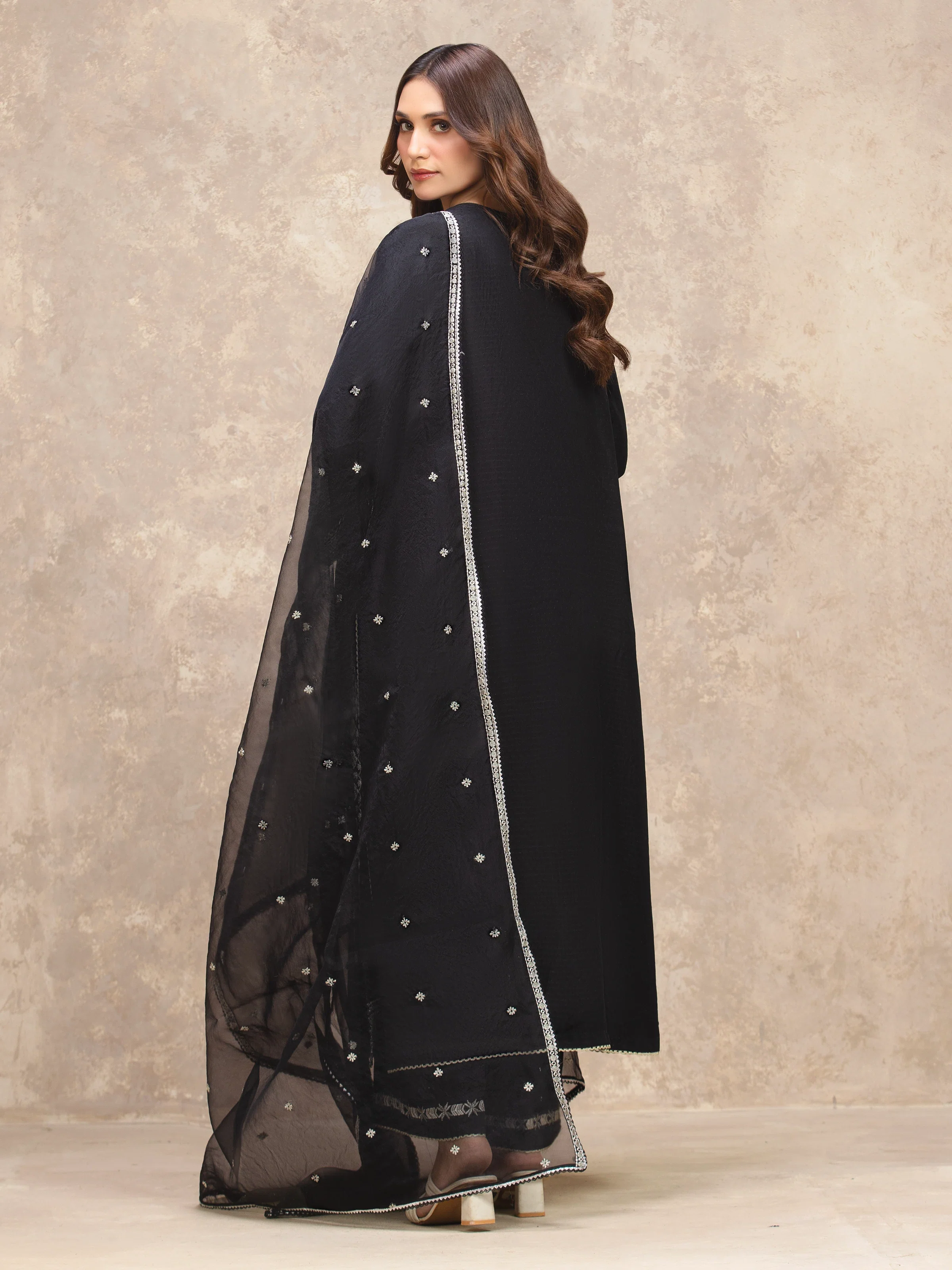 Unstitched Embroidered Viscose Suit - EWU5V19-32031-3P - Image 6