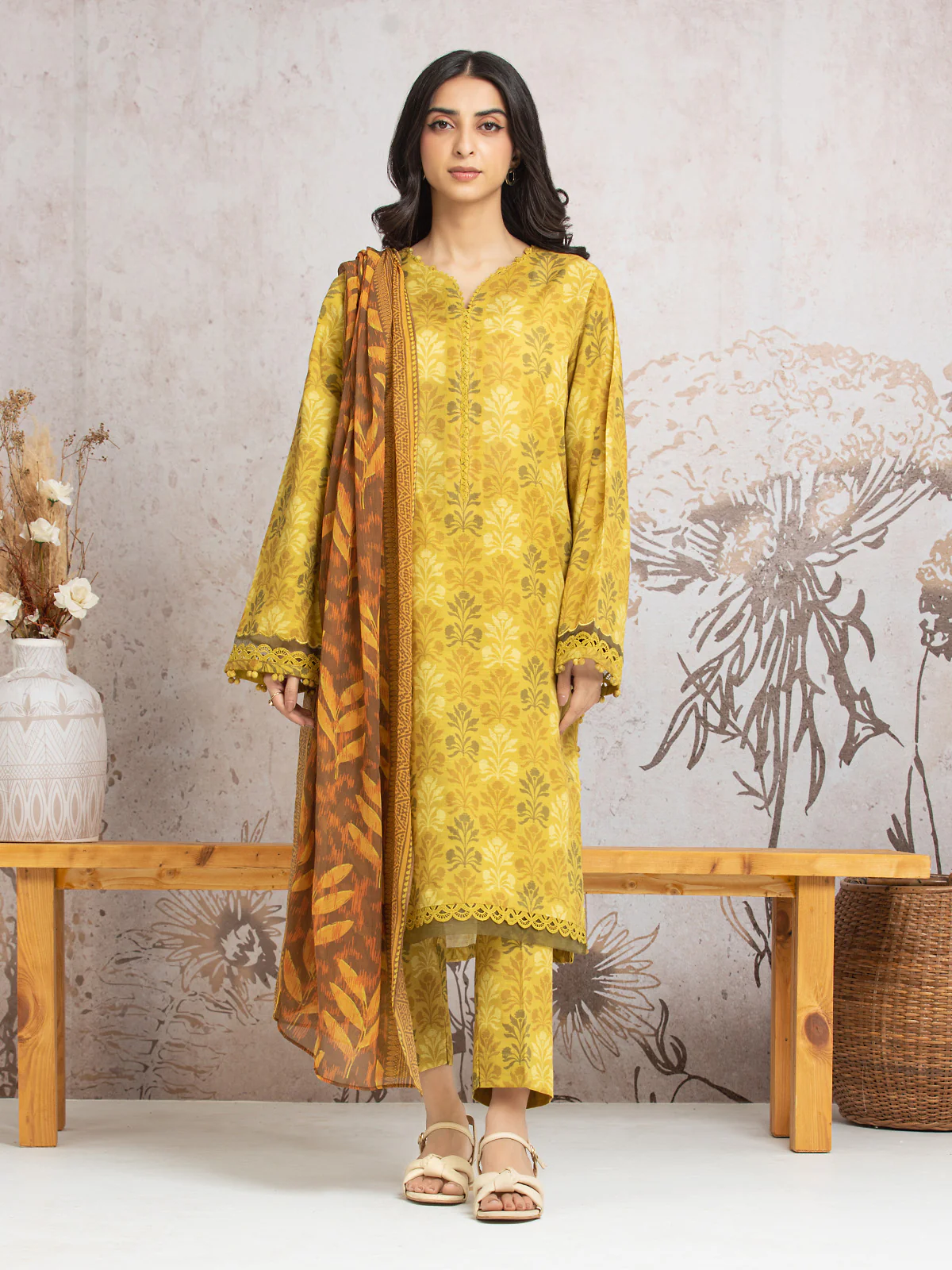 Unstitched Printed Cambric Suit - EWU24M2-007 - Image 2