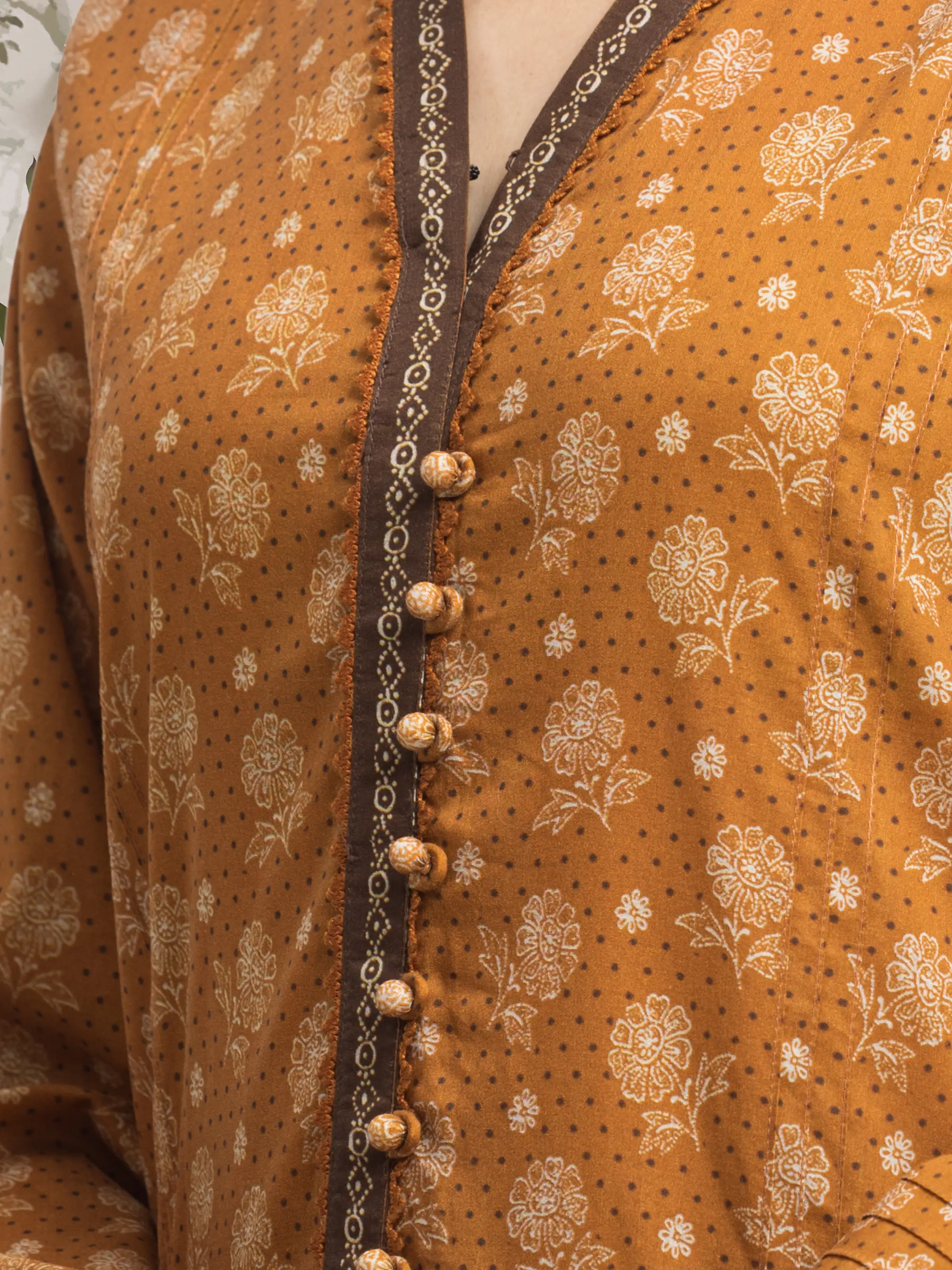 Unstitched Printed Khaddar Suit - EWU24M3-093 - Image 4