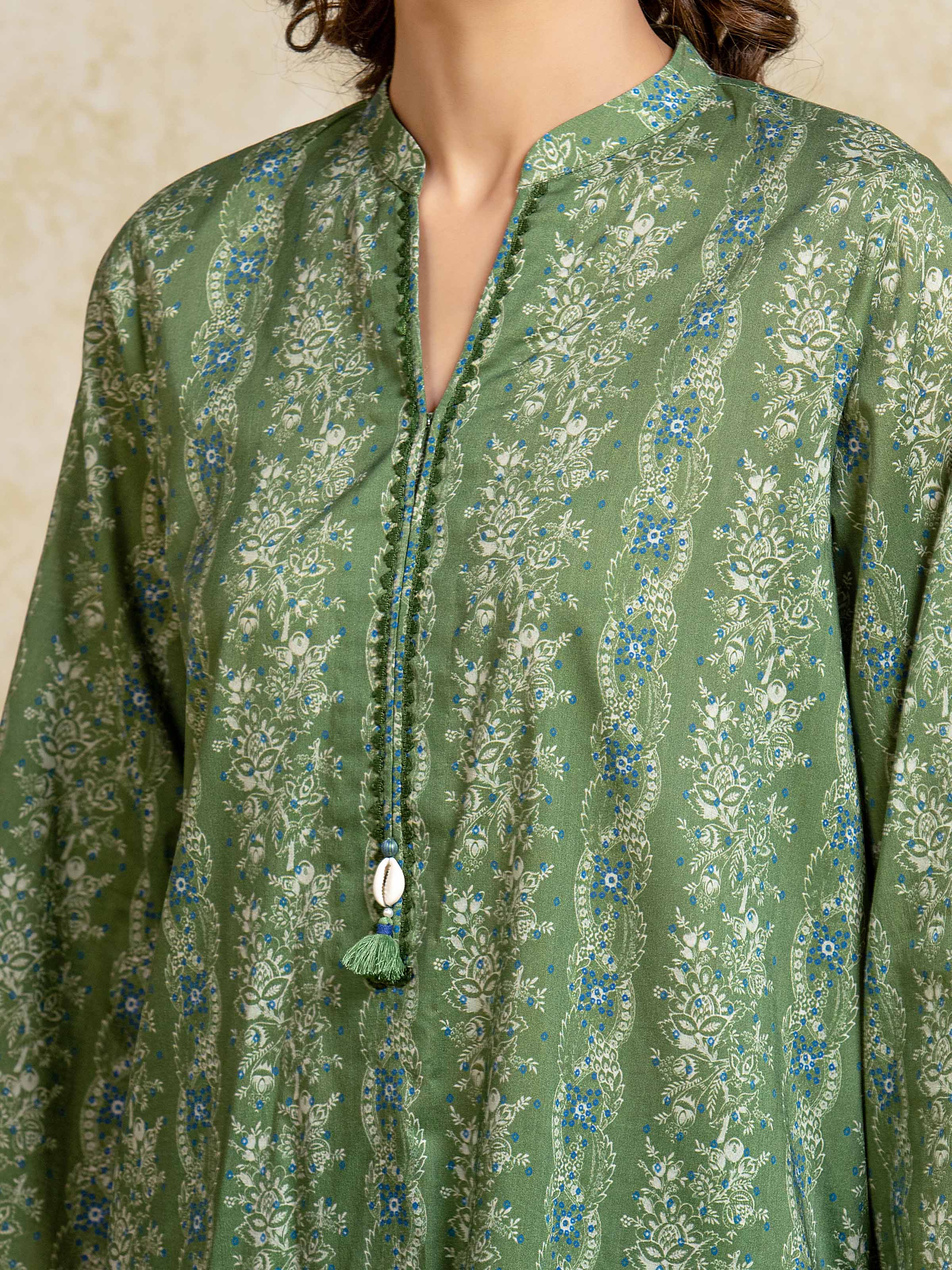 Unstitched Printed Khaddar Suit - EWU5A3-36093-3P - Image 4