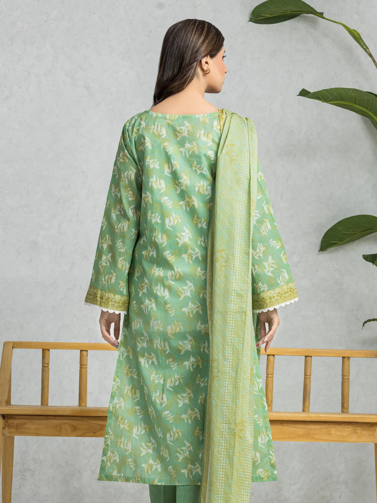 Unstitched Printed Lawn Shirt Dupatta - EWU24A1-28217SD - Image 2