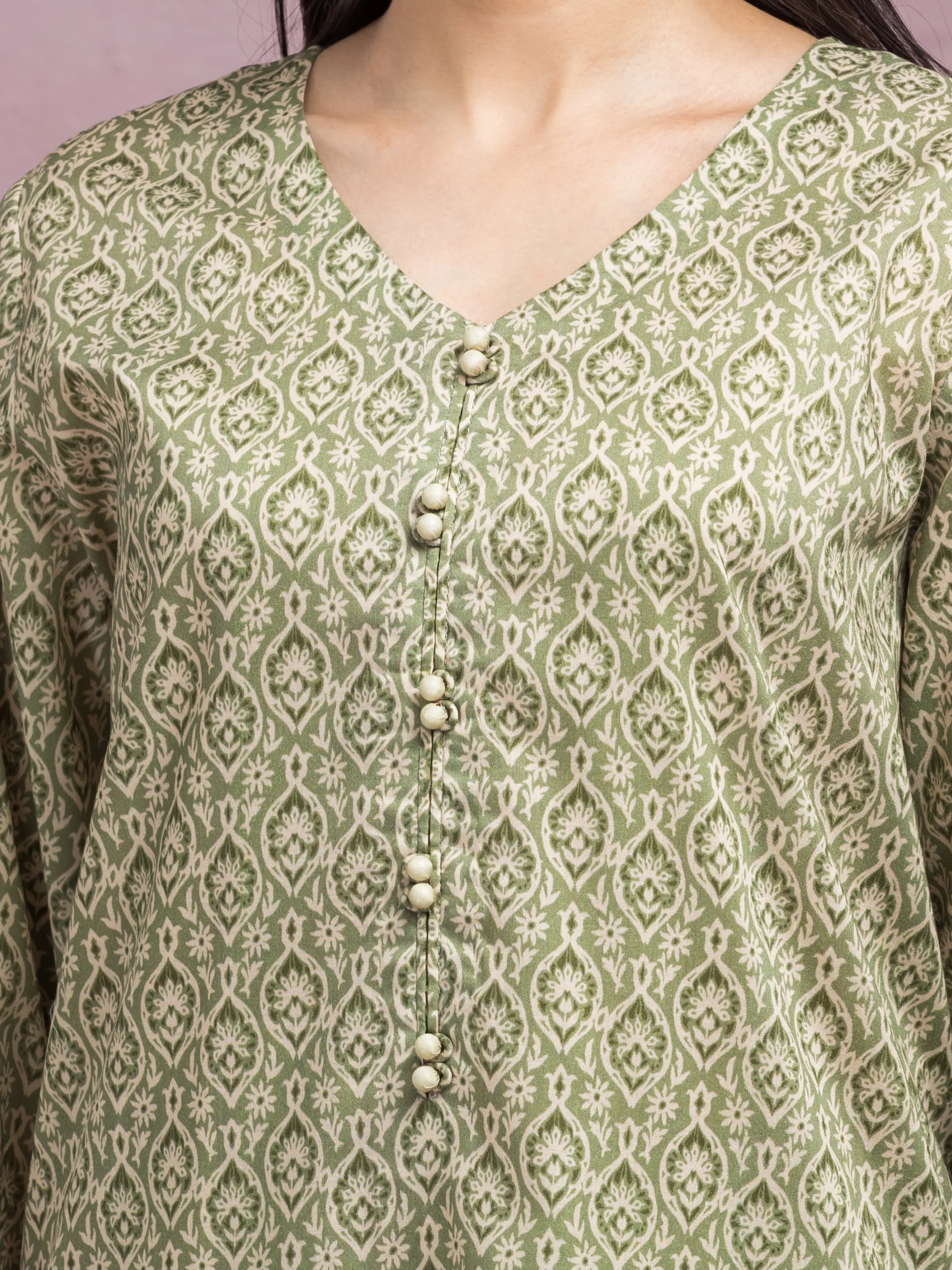 Unstitched Printed Lawn Suit - EWU5A1-35077-3P - Image 4