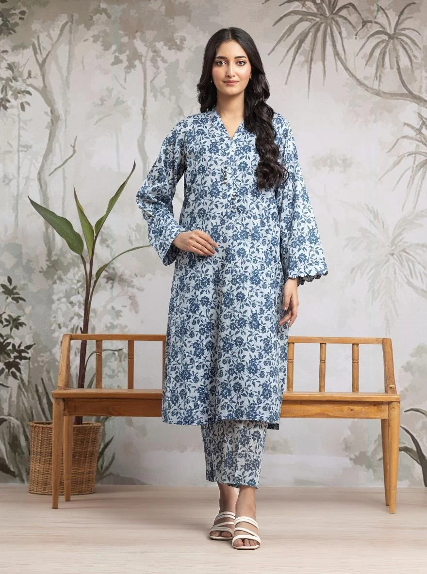 Unstitched Printed Khaddar Shirt - EWU24A3-29816S