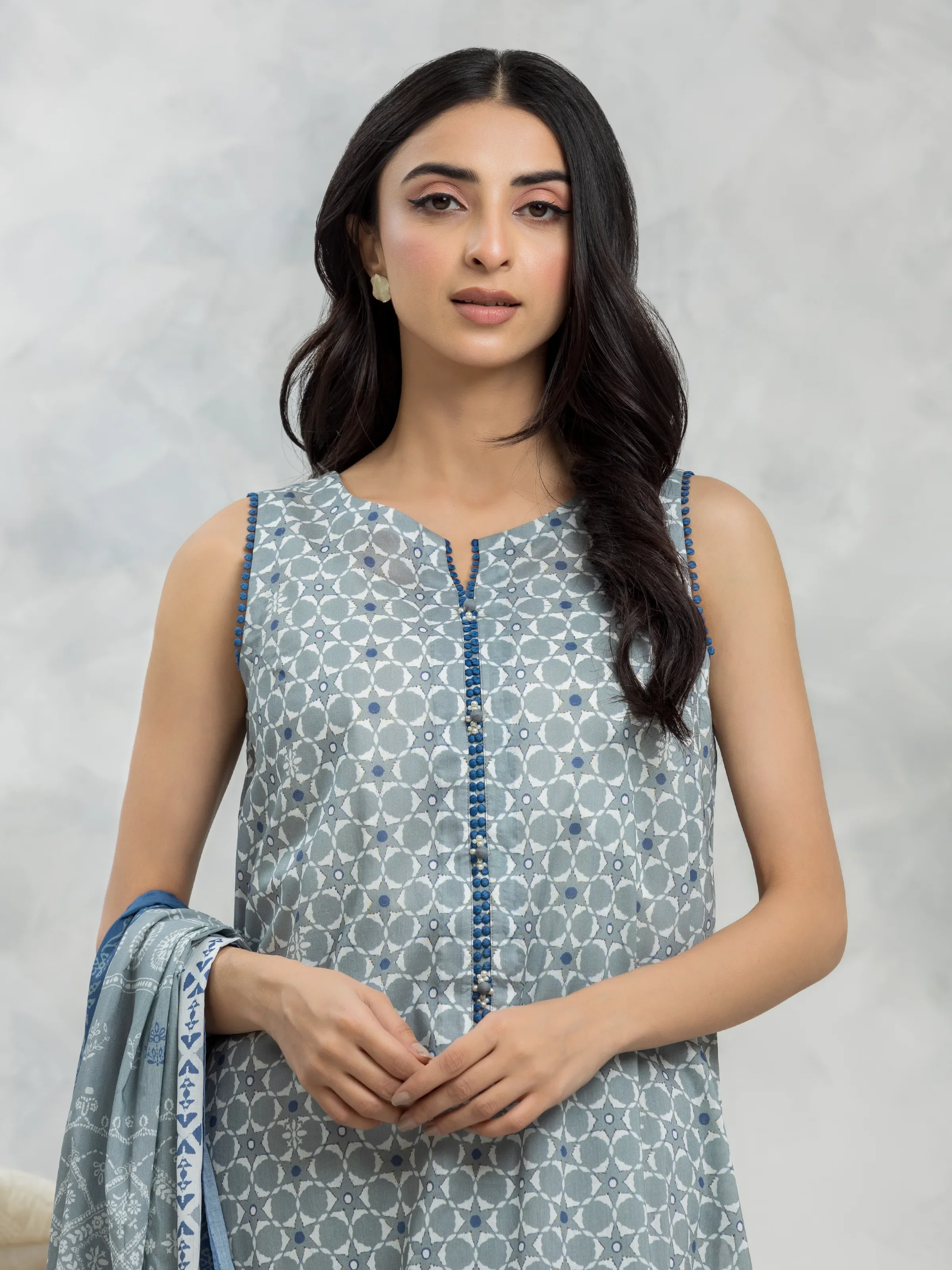 Unstitched Printed Cambric Suit - EWU24A2-28287-3P - Image 4