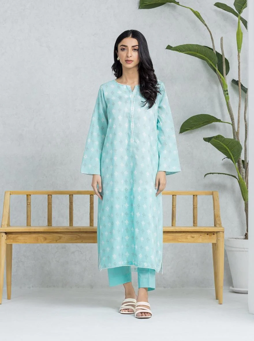 Unstitched Printed Lawn Shirt Trouser - EWU24A1-28400ST