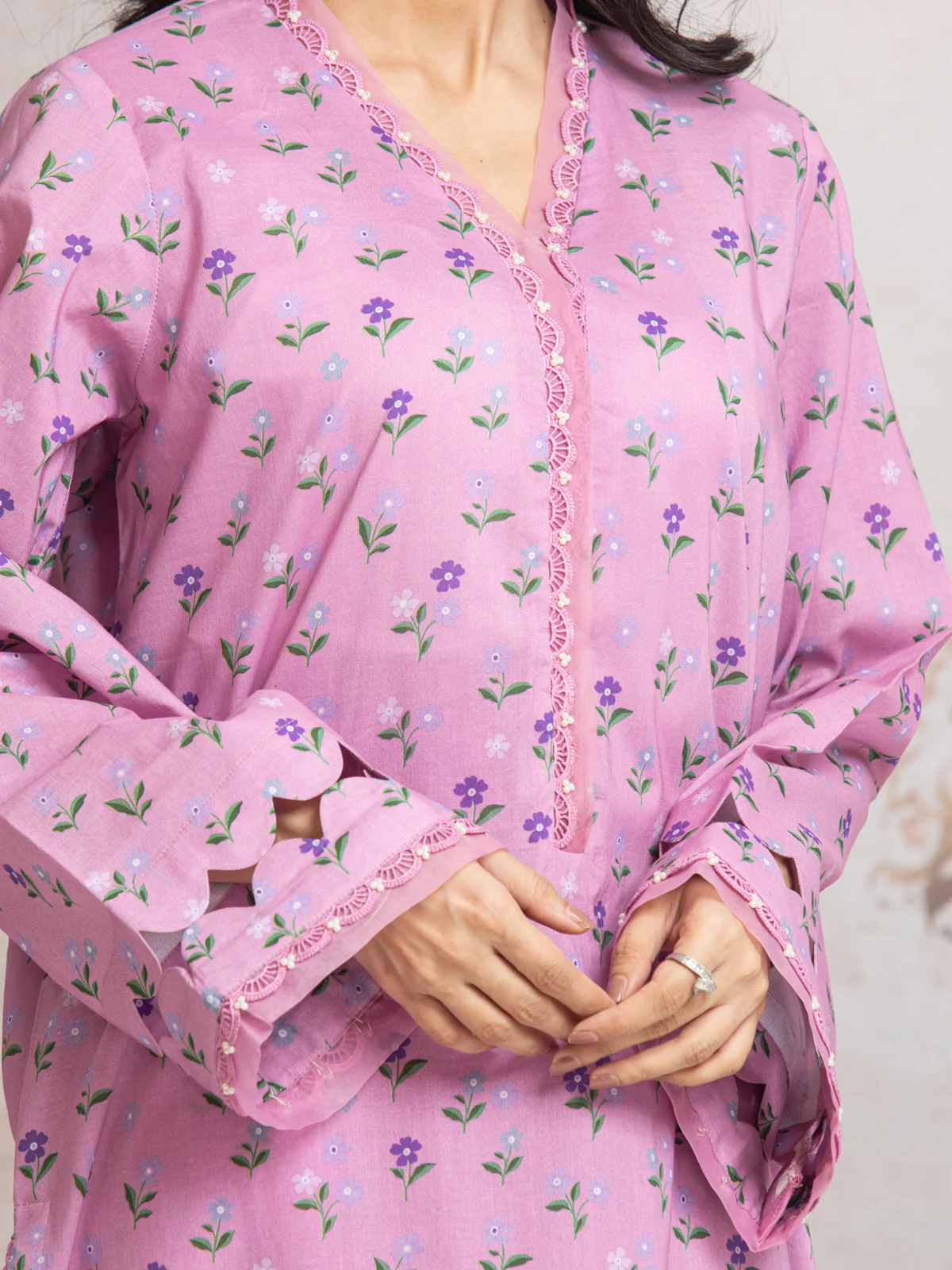 Unstitched Printed Cambric Suit - EWU24M2-010 - Image 2