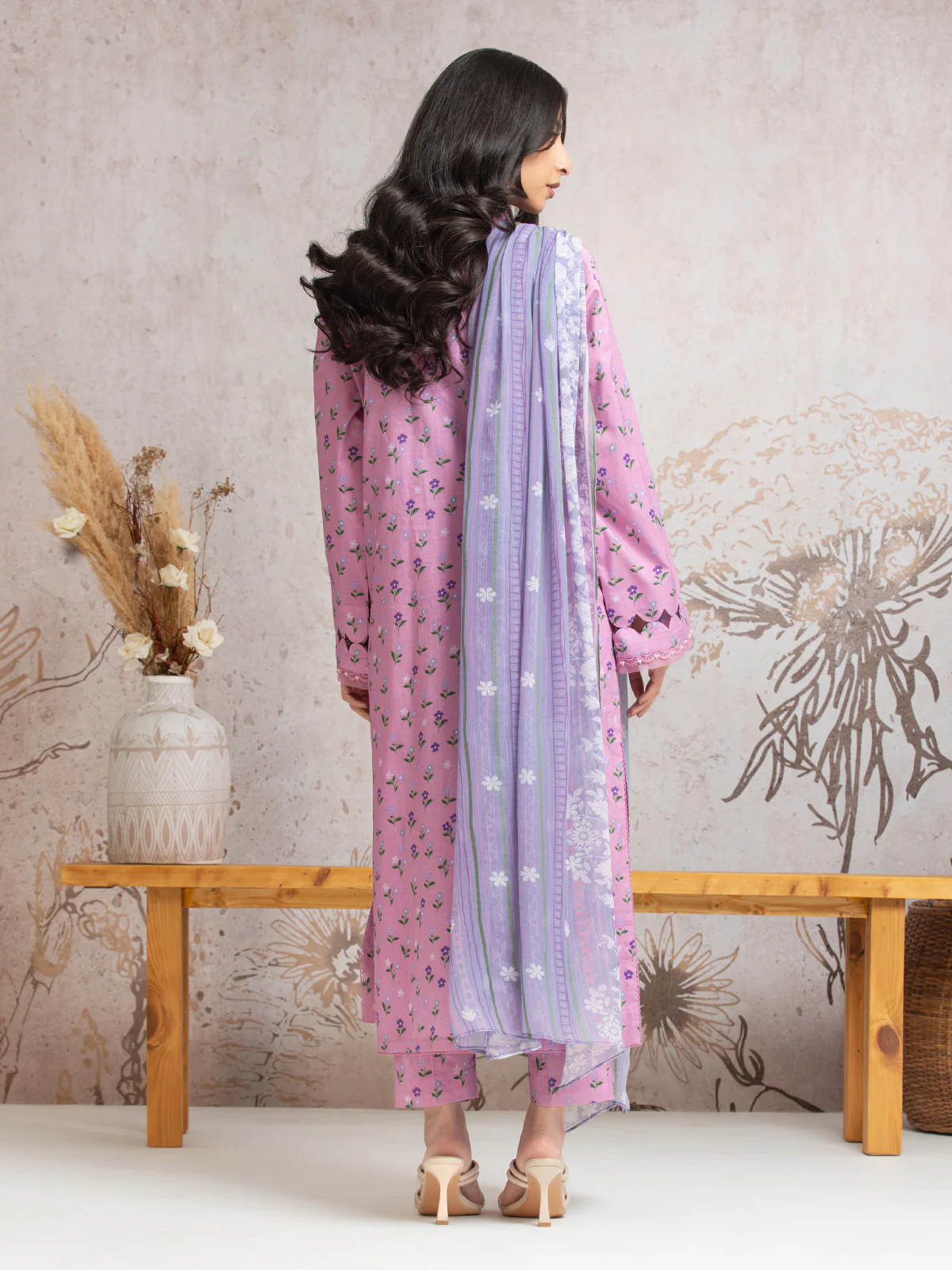 Unstitched Printed Cambric Suit - EWU24M2-010 - Image 4